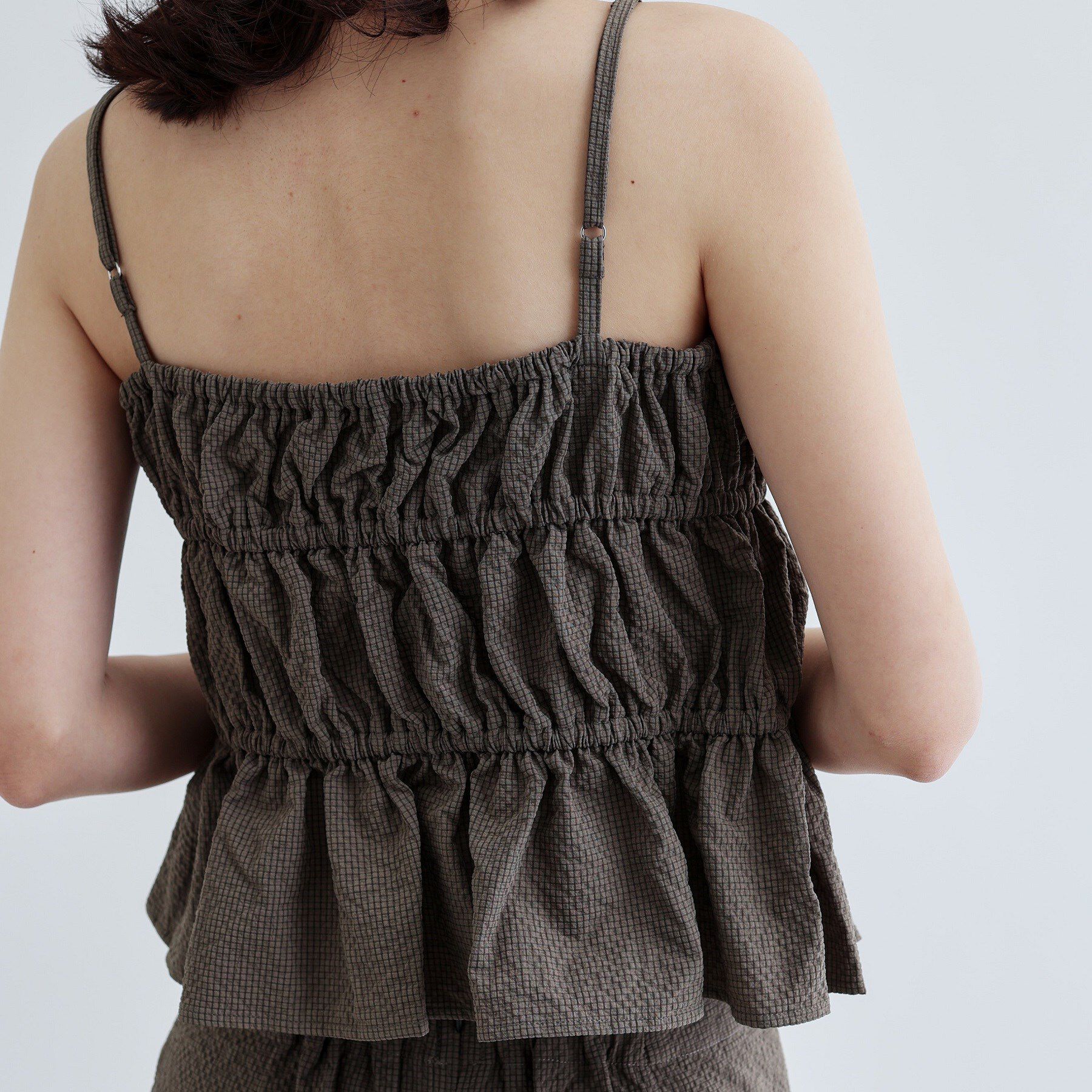 GALLEST「【セットアップ可能】スクエアサッカービスチェ【洗える/カセット服】」|キャミソール|