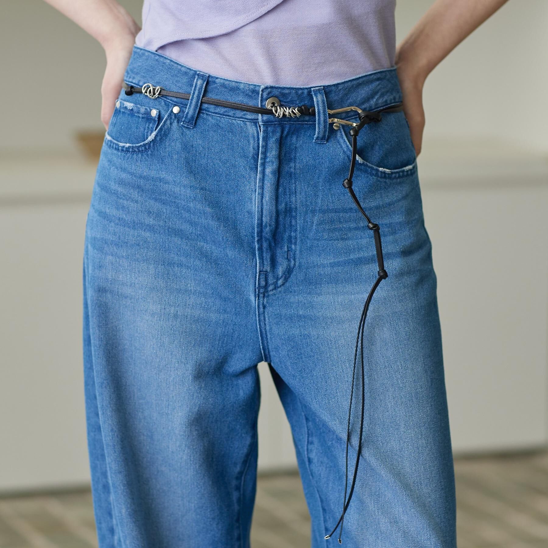 GALLEST「【LAPUIS】Coil Leather Belt」|ベルト|