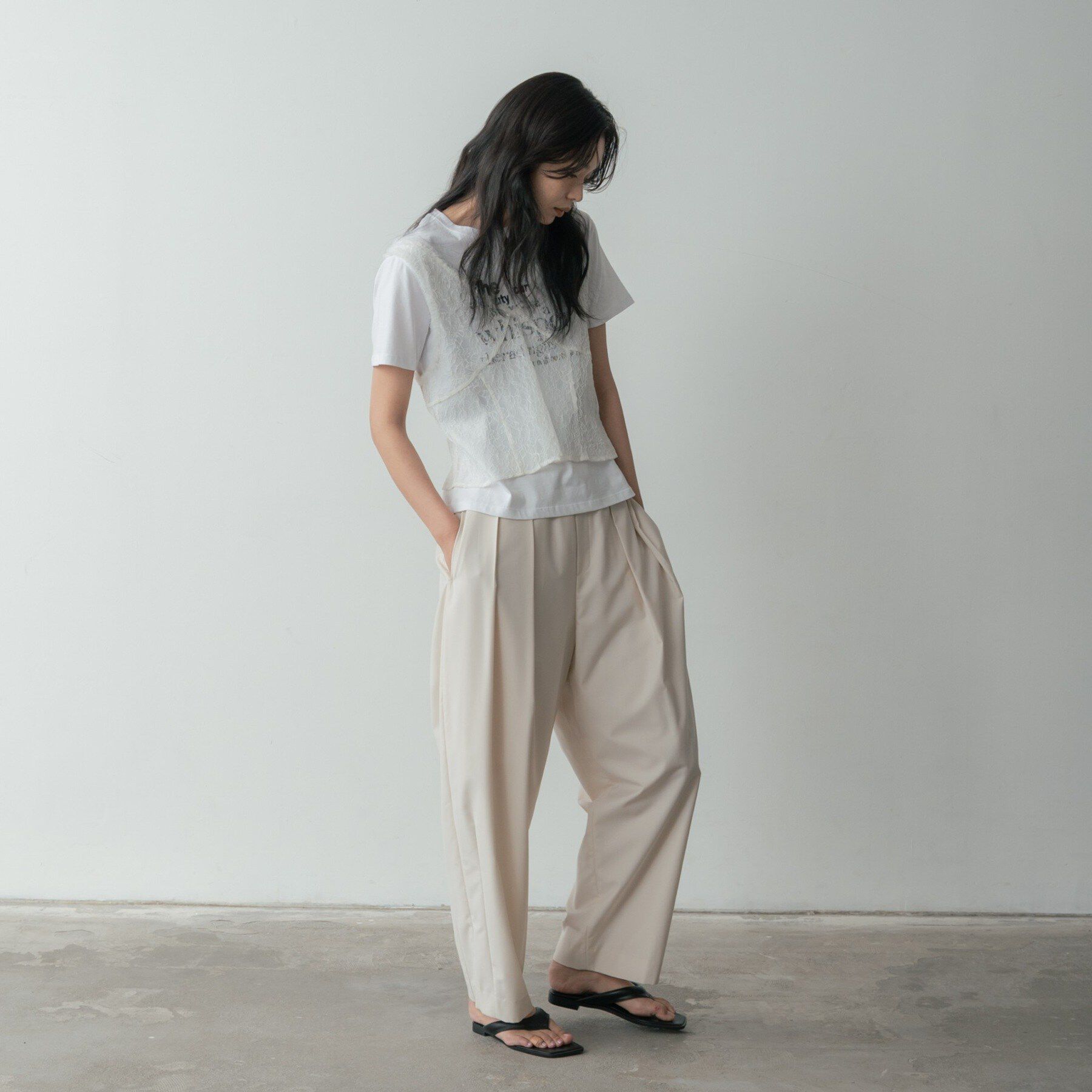 GALLEST「メッセージプリントクルーネックTシャツ」|Tシャツ・カットソー|