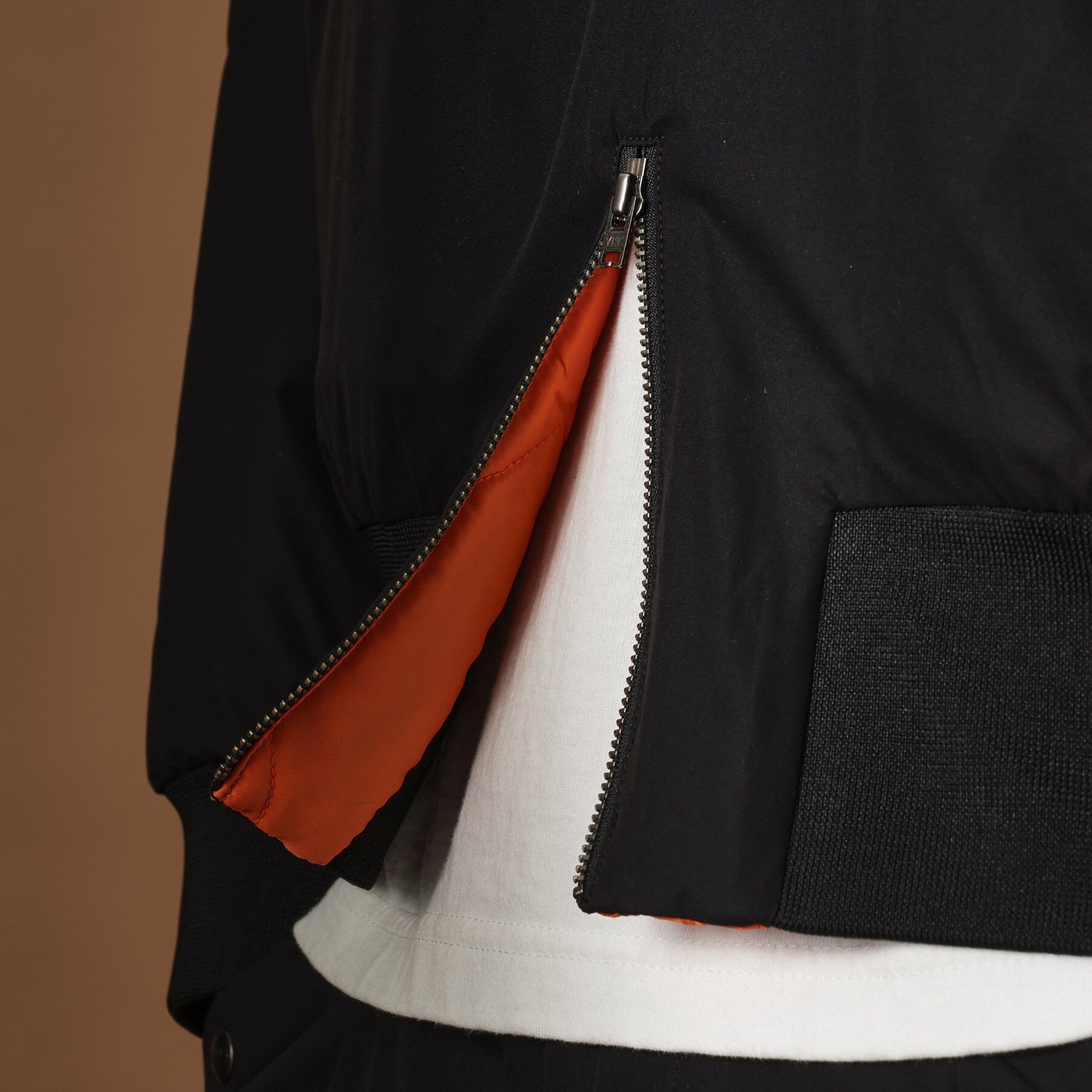 40CARATS&525「【Sサイズ～】MA－1風中わた入りプルオーバーブルゾン」|ブルゾン・スタジャン|