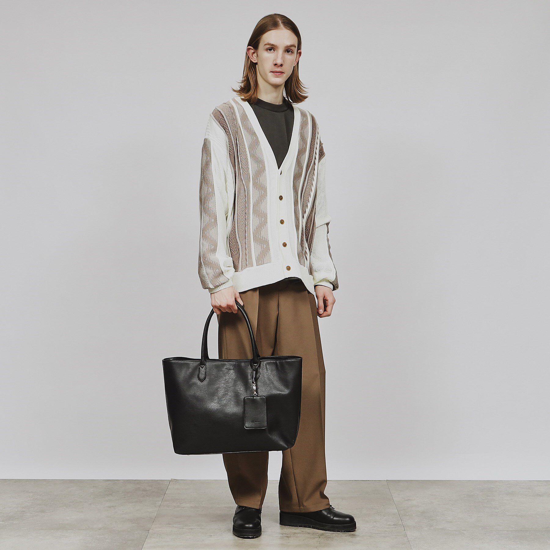 tk.TAKEO KIKUCHI「レザー調トートバッグ」|トートバッグ|