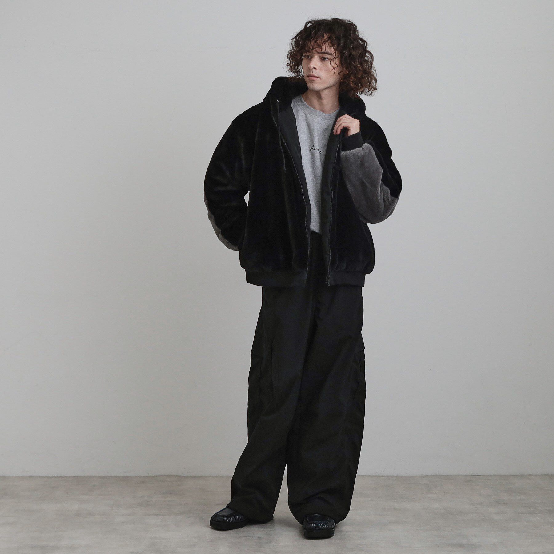 tk.TAKEO KIKUCHI「【2WAY】リバーシブルMA1＆フェイクファーブルゾン」|ブルゾン・スタジャン|