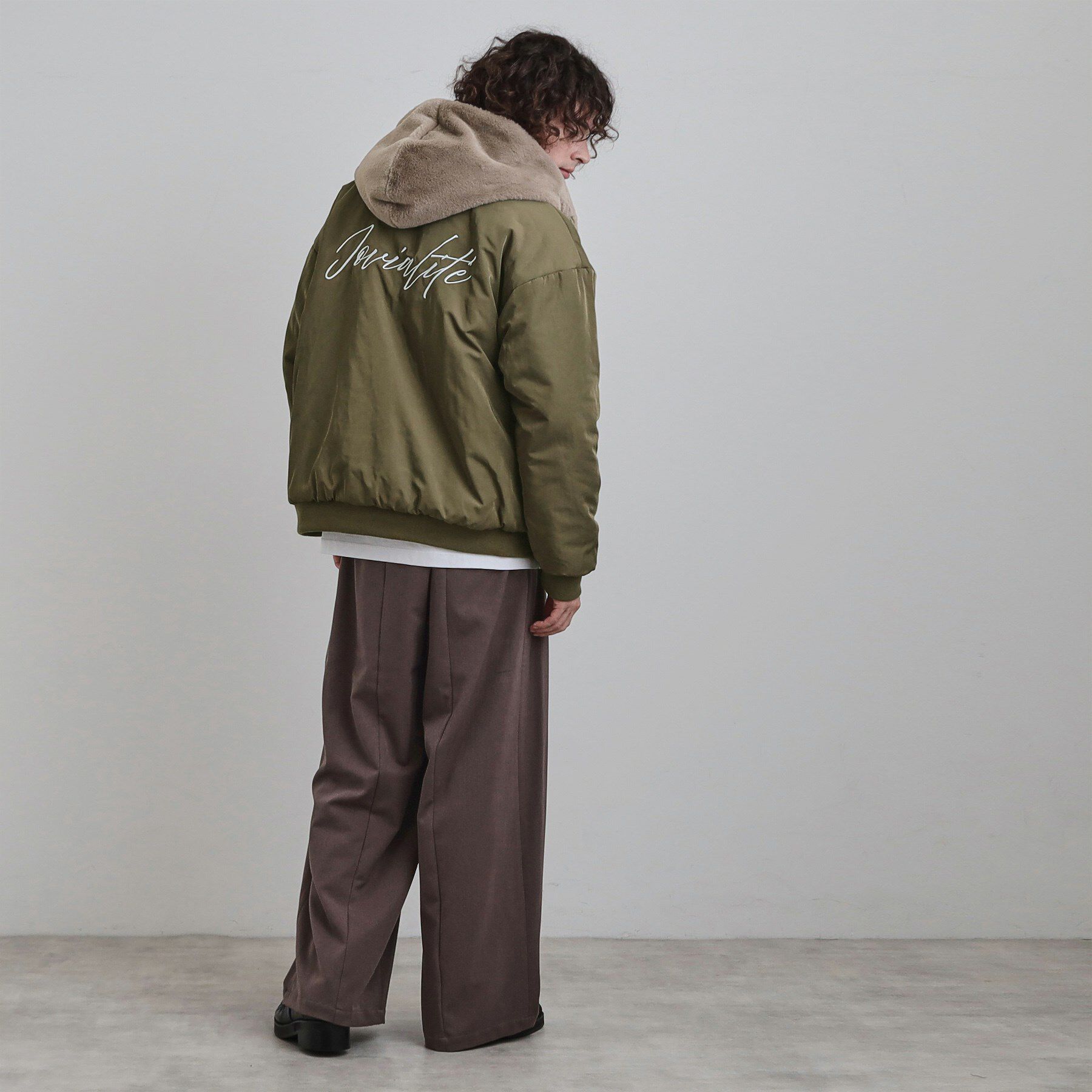 tk.TAKEO KIKUCHI「【2WAY】リバーシブルMA1＆フェイクファーブルゾン」|ブルゾン・スタジャン|