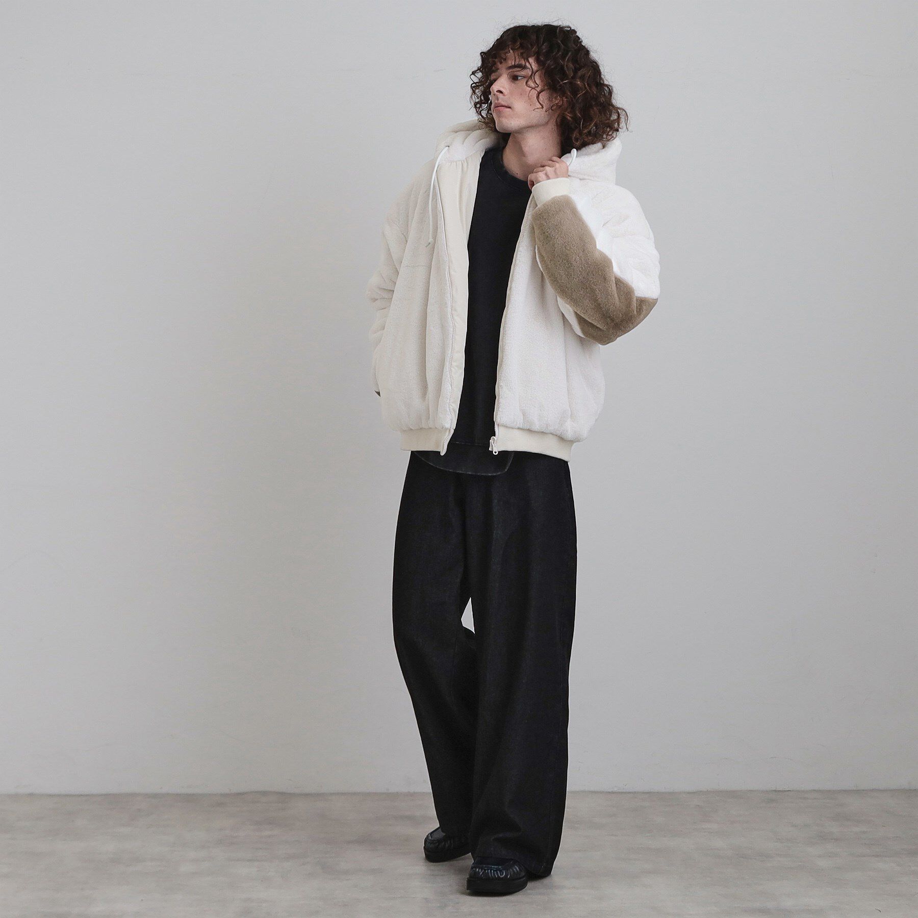 tk.TAKEO KIKUCHI「【2WAY】リバーシブルMA1＆フェイクファーブルゾン」|ブルゾン・スタジャン|