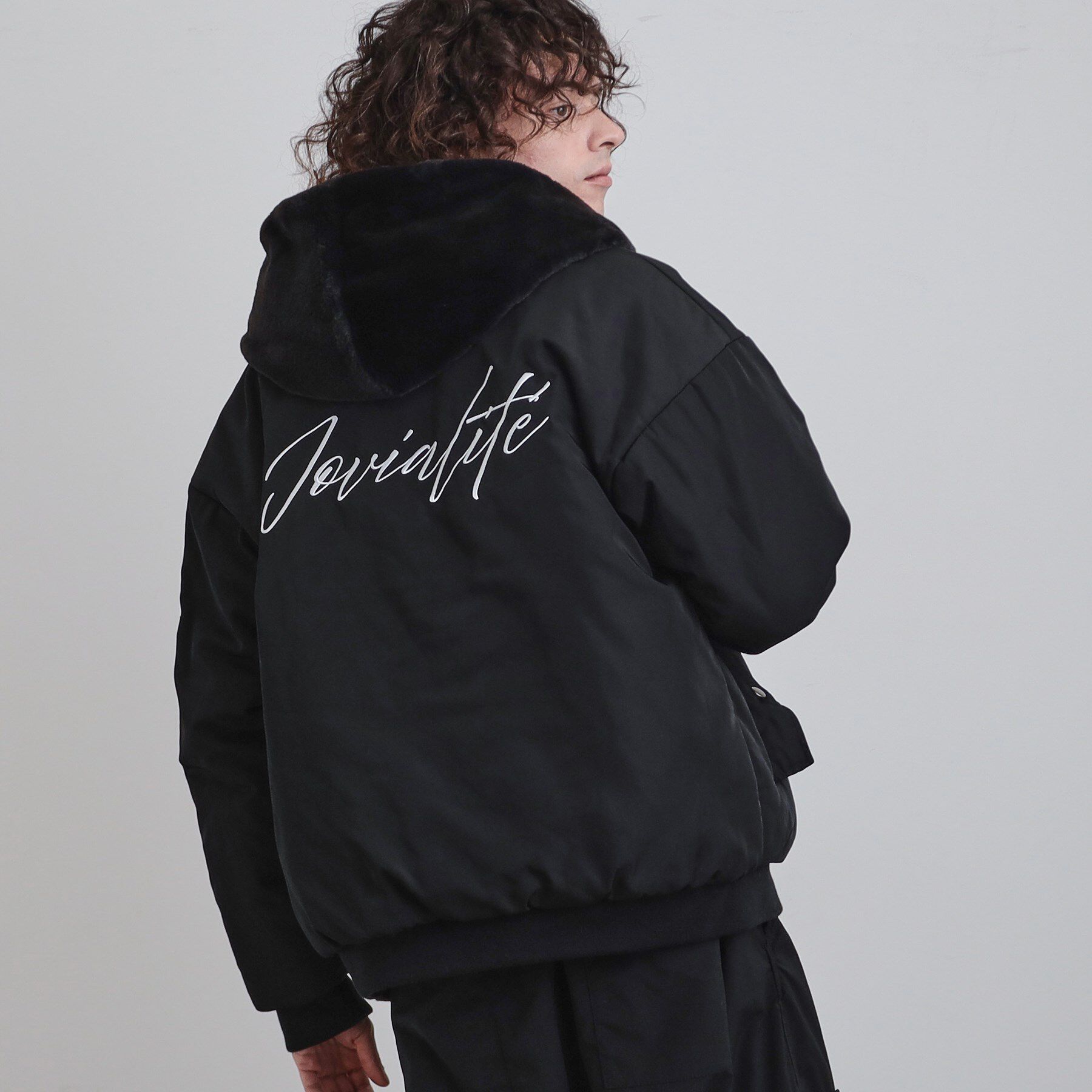 tk.TAKEO KIKUCHI「【2WAY】リバーシブルMA1＆フェイクファーブルゾン」|ブルゾン・スタジャン|ブラック(019)