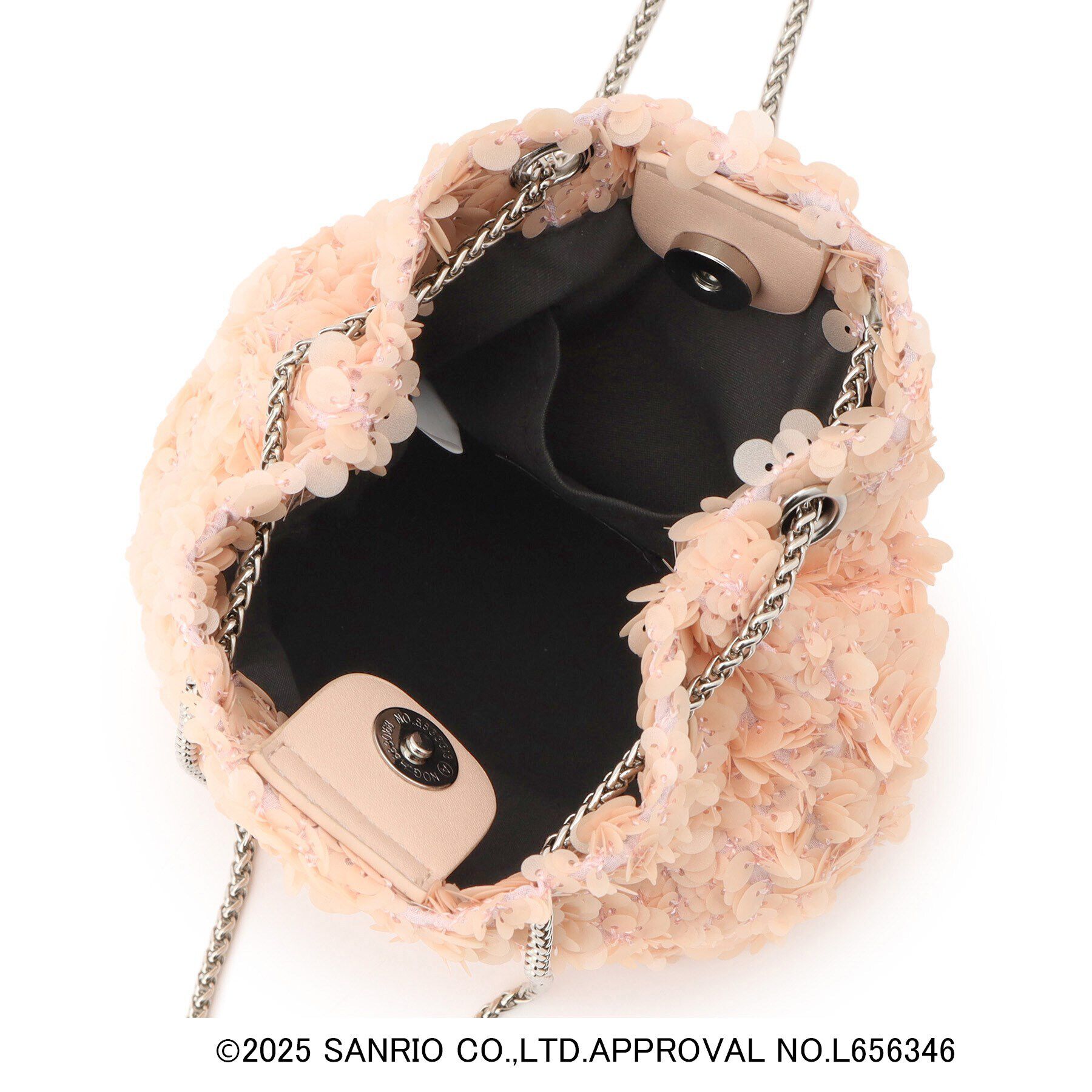 OPAQUE.CLIP「【リトルツインスターズコラボ】キキ＆ララ 2WAYスパンコール巾着ミニショルダーバッグ」|ショルダー・メッセンジャー|