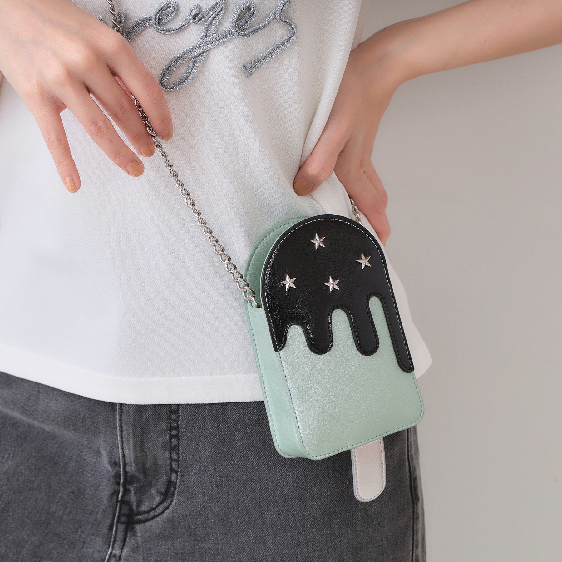 OPAQUE.CLIP「トロピカルメタリックミニショルダーバッグ」|ショルダー・メッセンジャー|