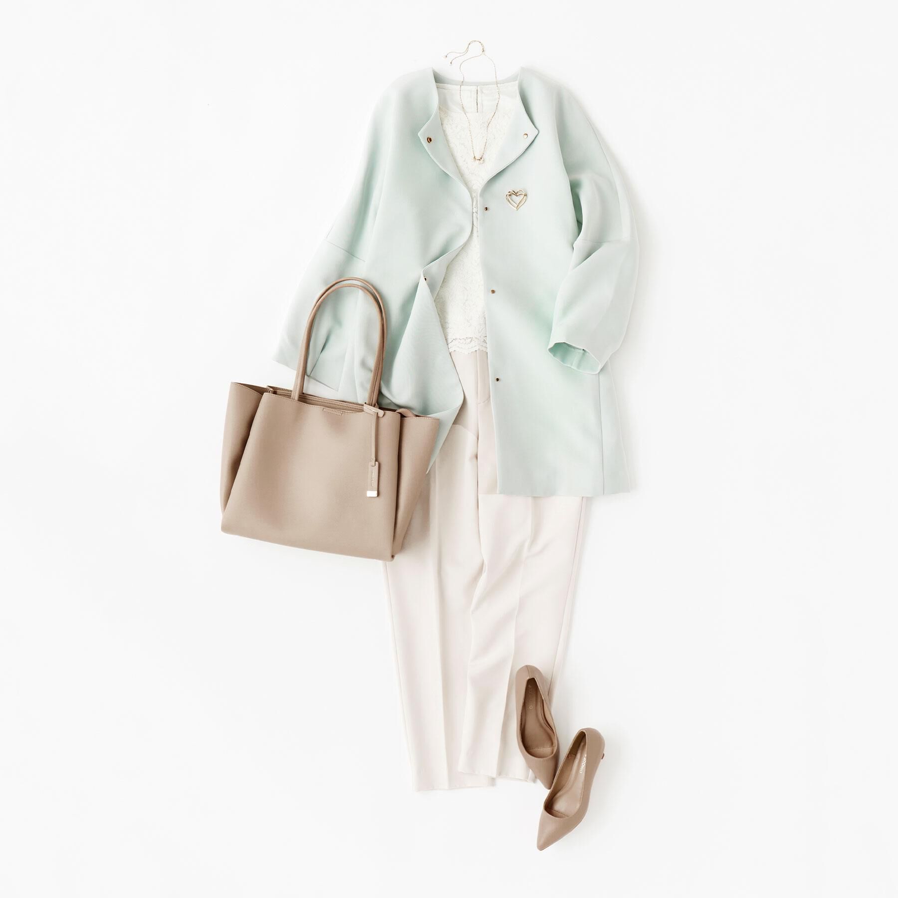 OPAQUE.CLIP「《通勤対応》 レースブラウス【洗濯機OK】」|シャツ・ブラウス|