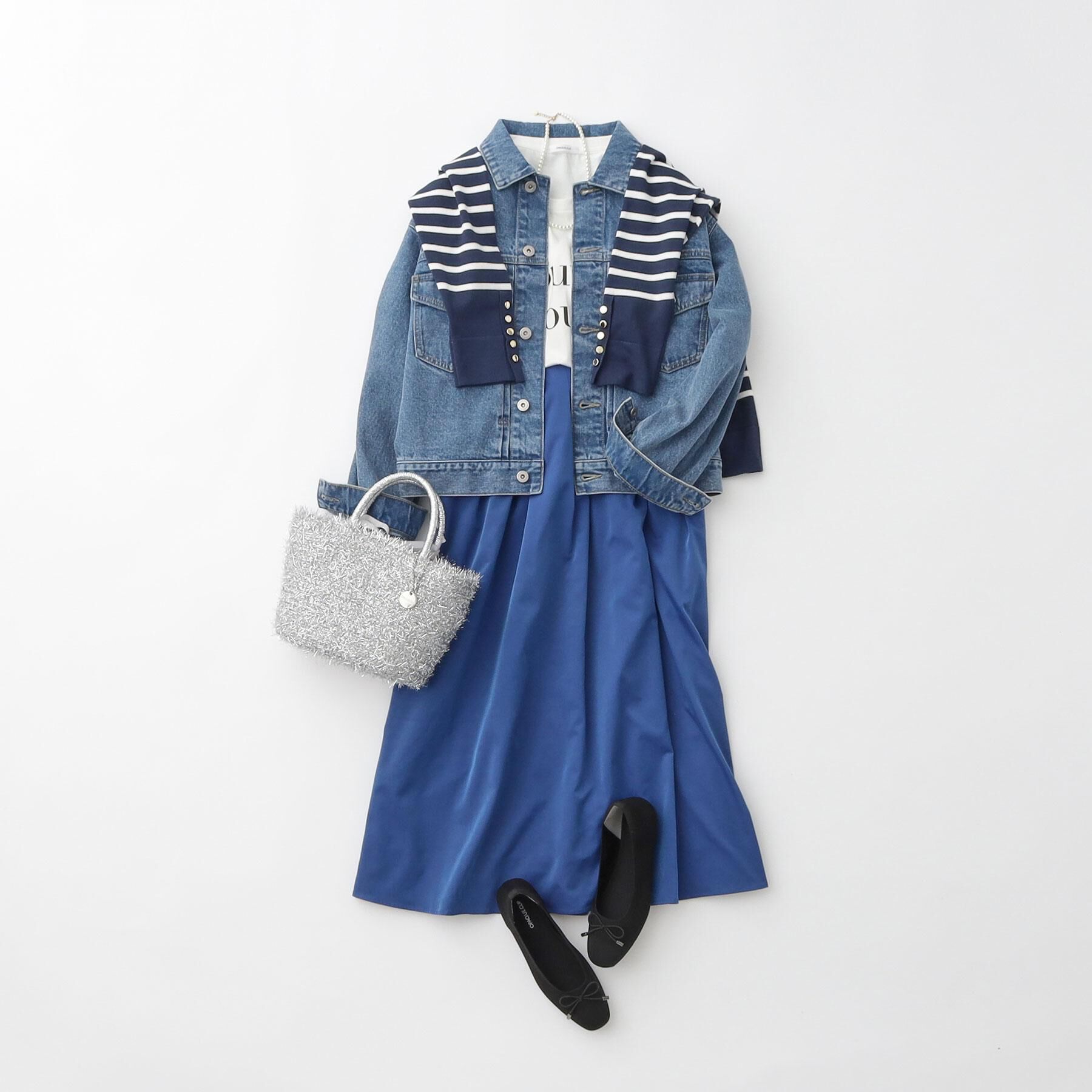 OPAQUE.CLIP「ラメバスケット調ミドルバッグ」|ハンドバッグ|