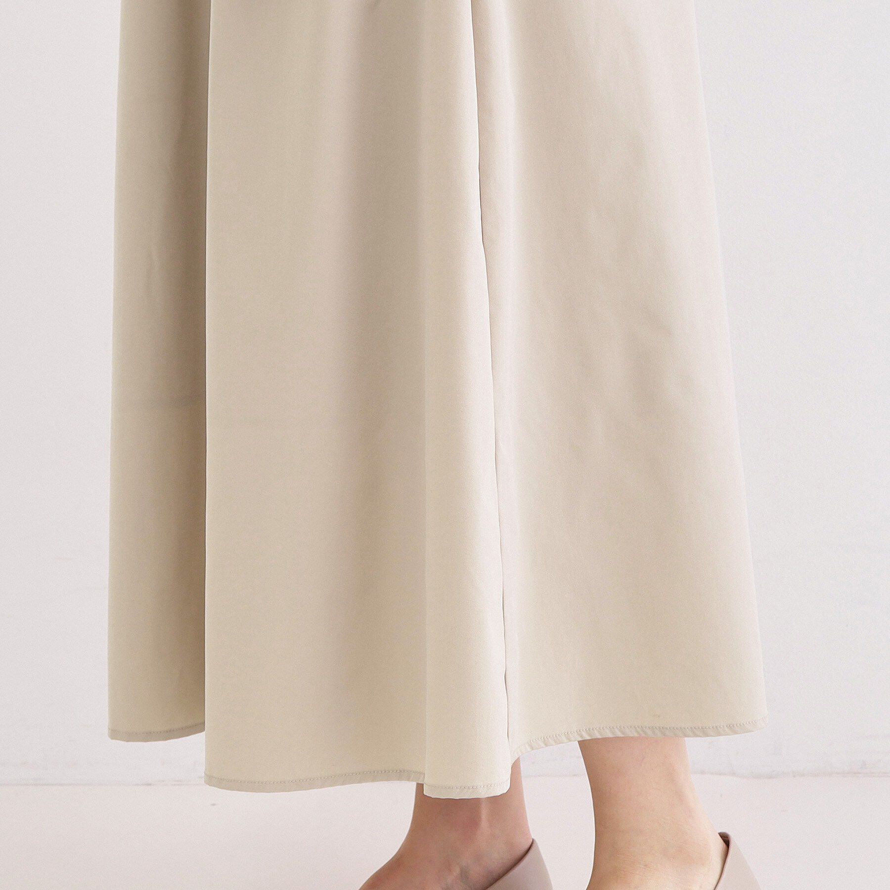 OPAQUE.CLIP「カシュクール風デザインワンピース【洗濯機OK】」|ワンピース|