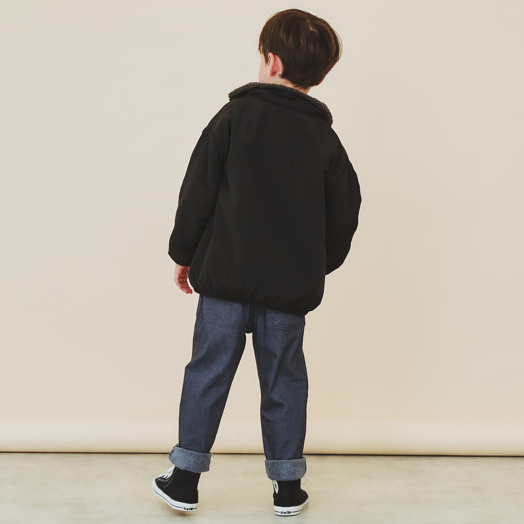 THE SHOP TK「【110－160】ボアリバーシブブルゾン/洗濯機OK」|ブルゾン・スタジャン|