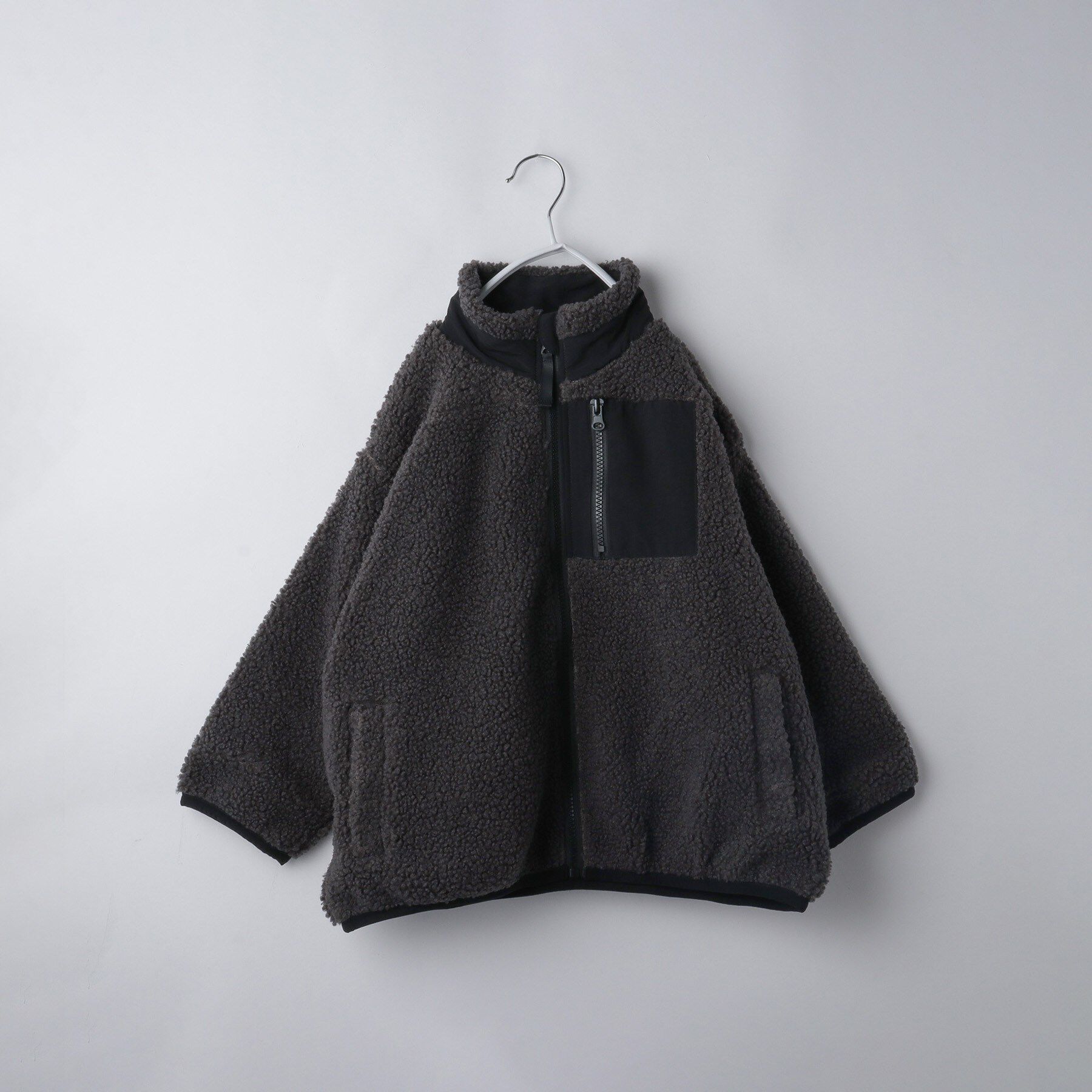 THE SHOP TK「【110－160】ボアリバーシブブルゾン/洗濯機OK」|ブルゾン・スタジャン|