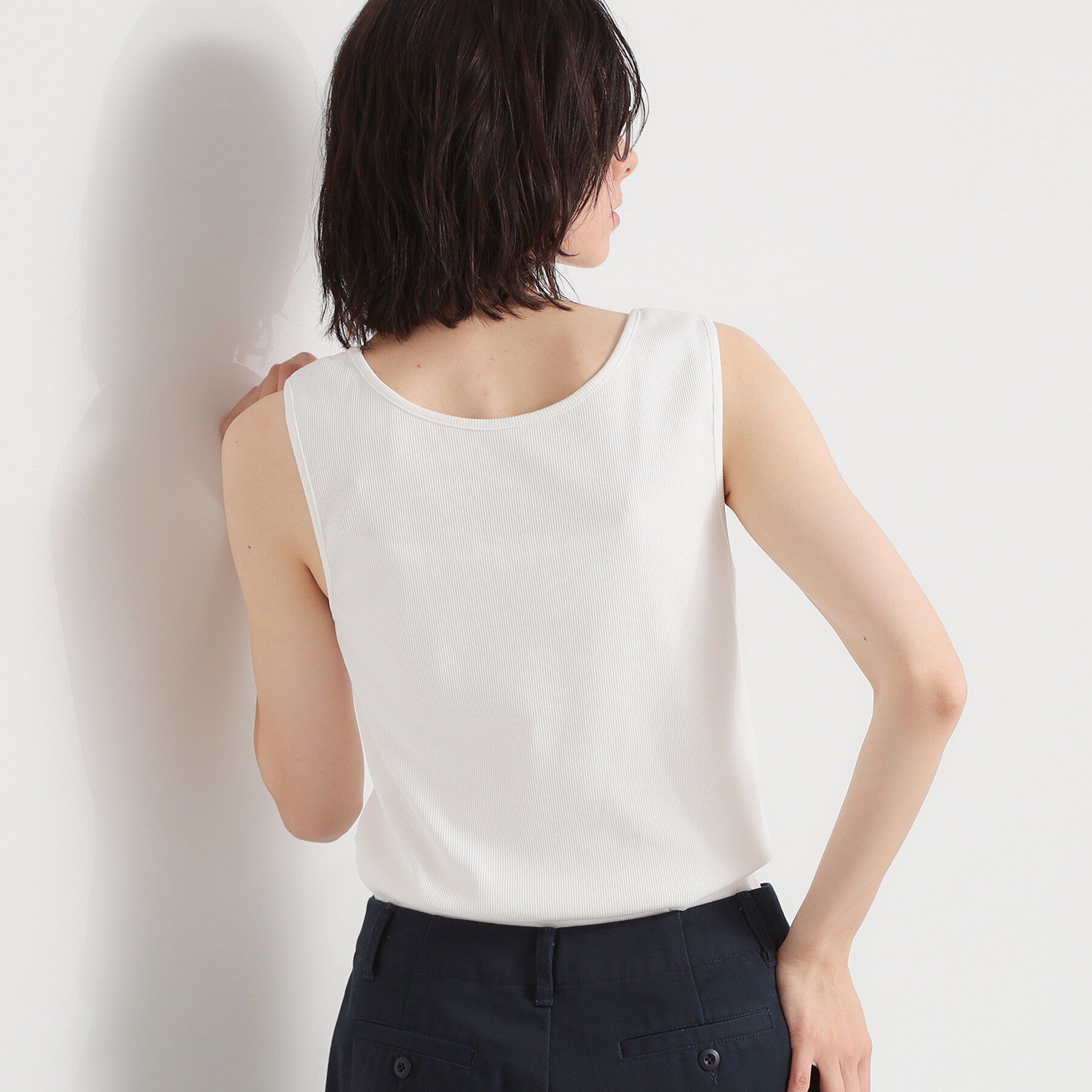 THE SHOP TK「【前後2WAY】スクエアネックテレコタンク」|キャミソール|
