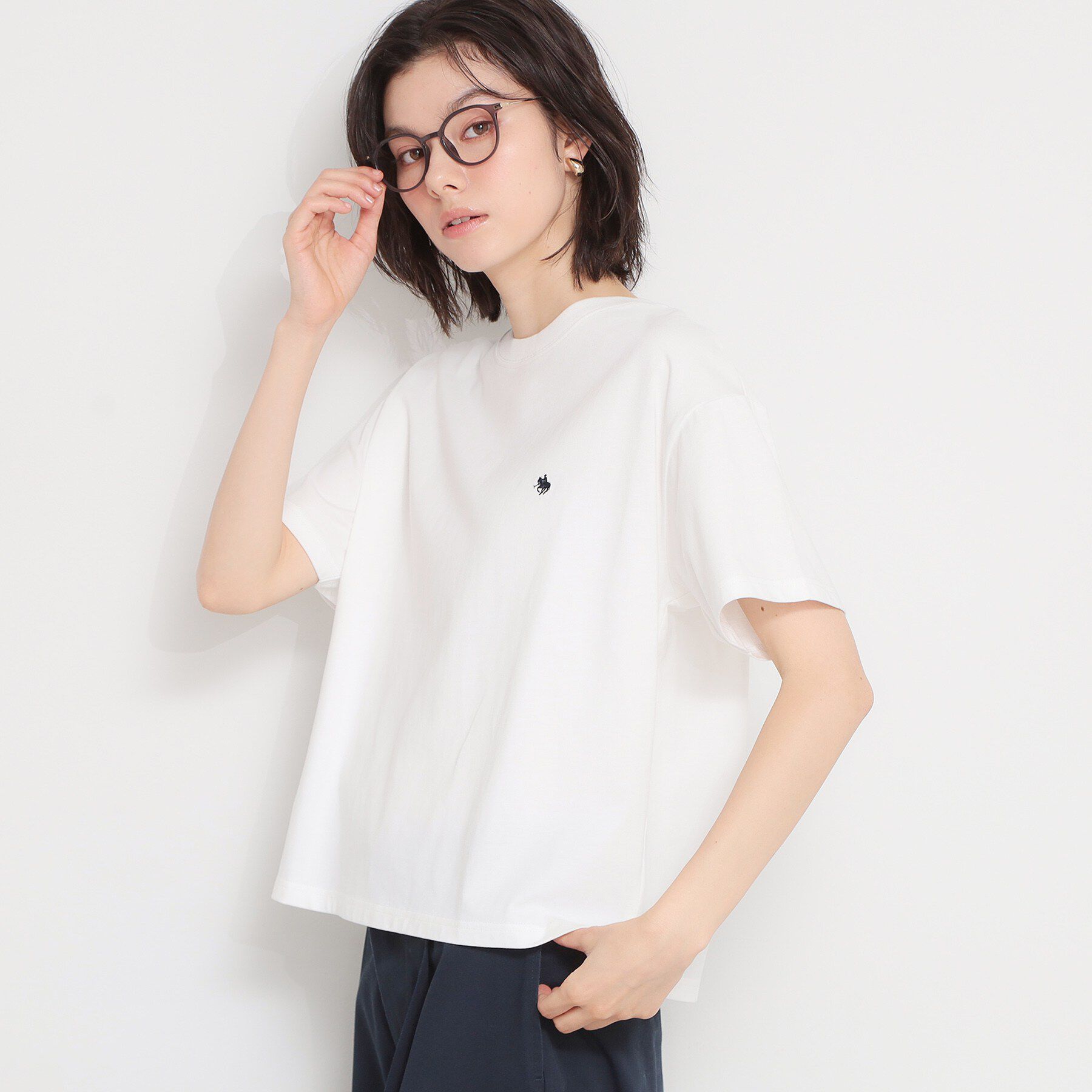 THE SHOP TK「【POLO BCS 別注】ワンポイント刺繍T」|Tシャツ・カットソー|