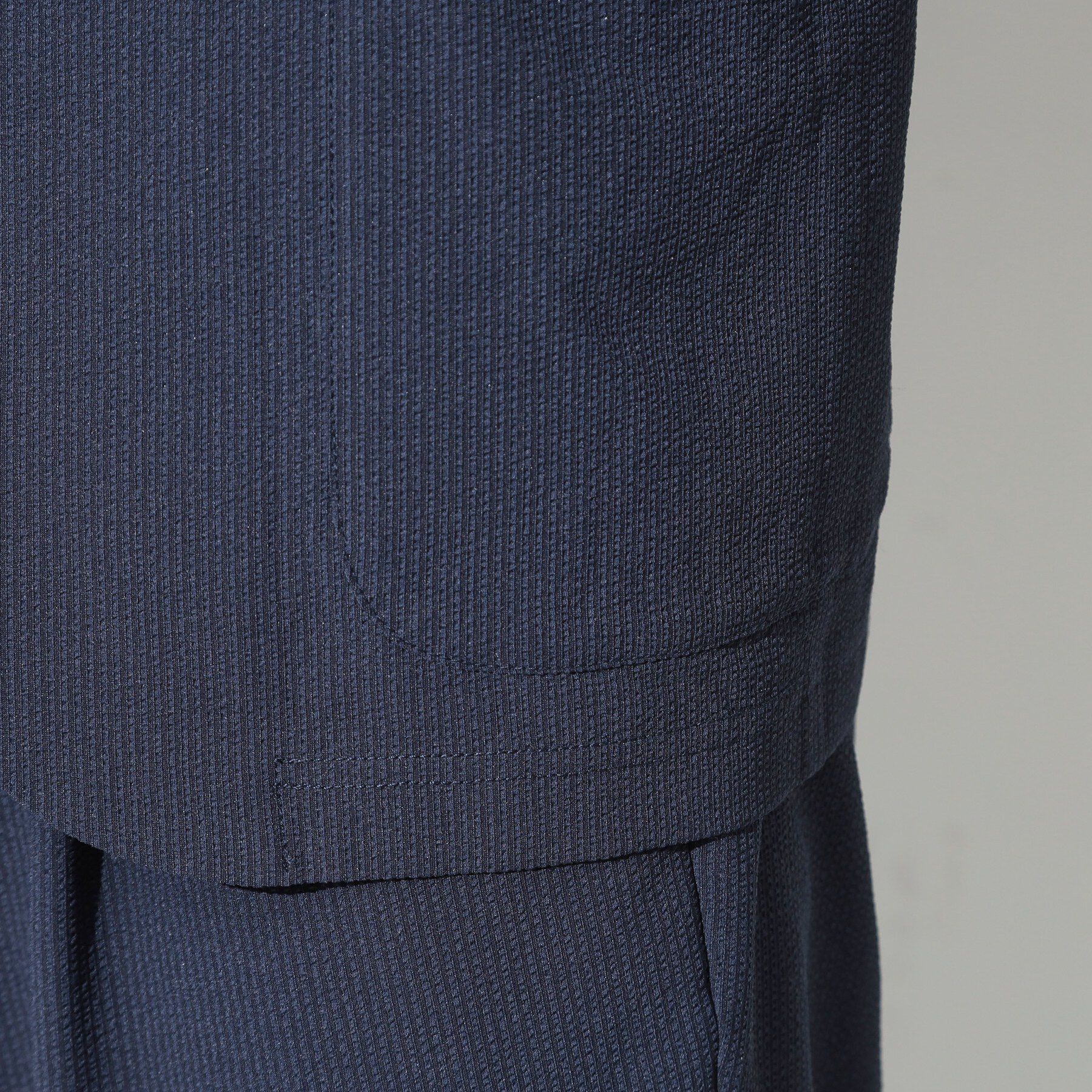 THE SHOP TK「マイクロ シアサッカー ジャケット 洗濯機OK／セットアップ可」|テーラードジャケット|