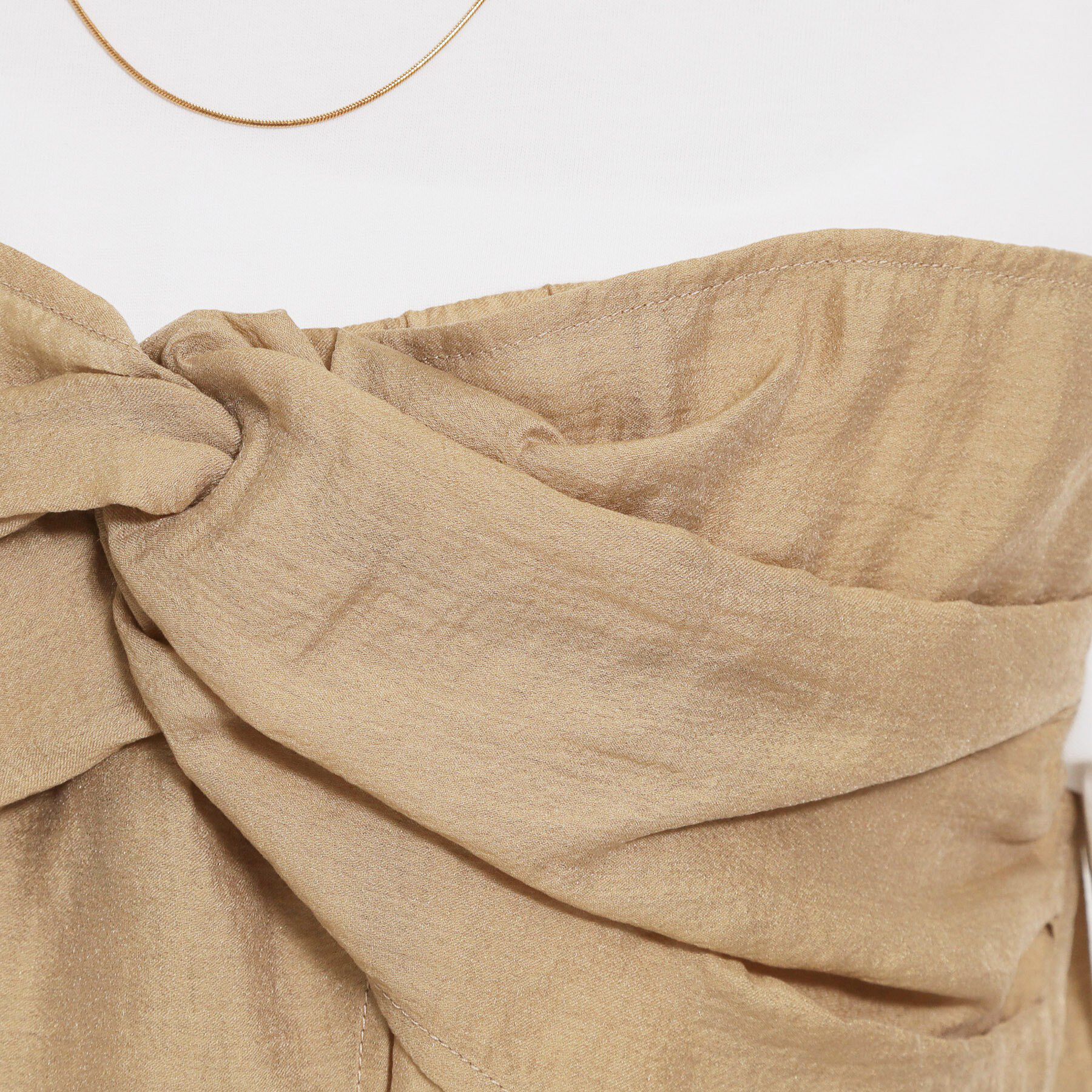 THE SHOP TK「【ひんやり／吸水速乾／UV】ビスチェ風切り替えTシャツ」|Tシャツ・カットソー|