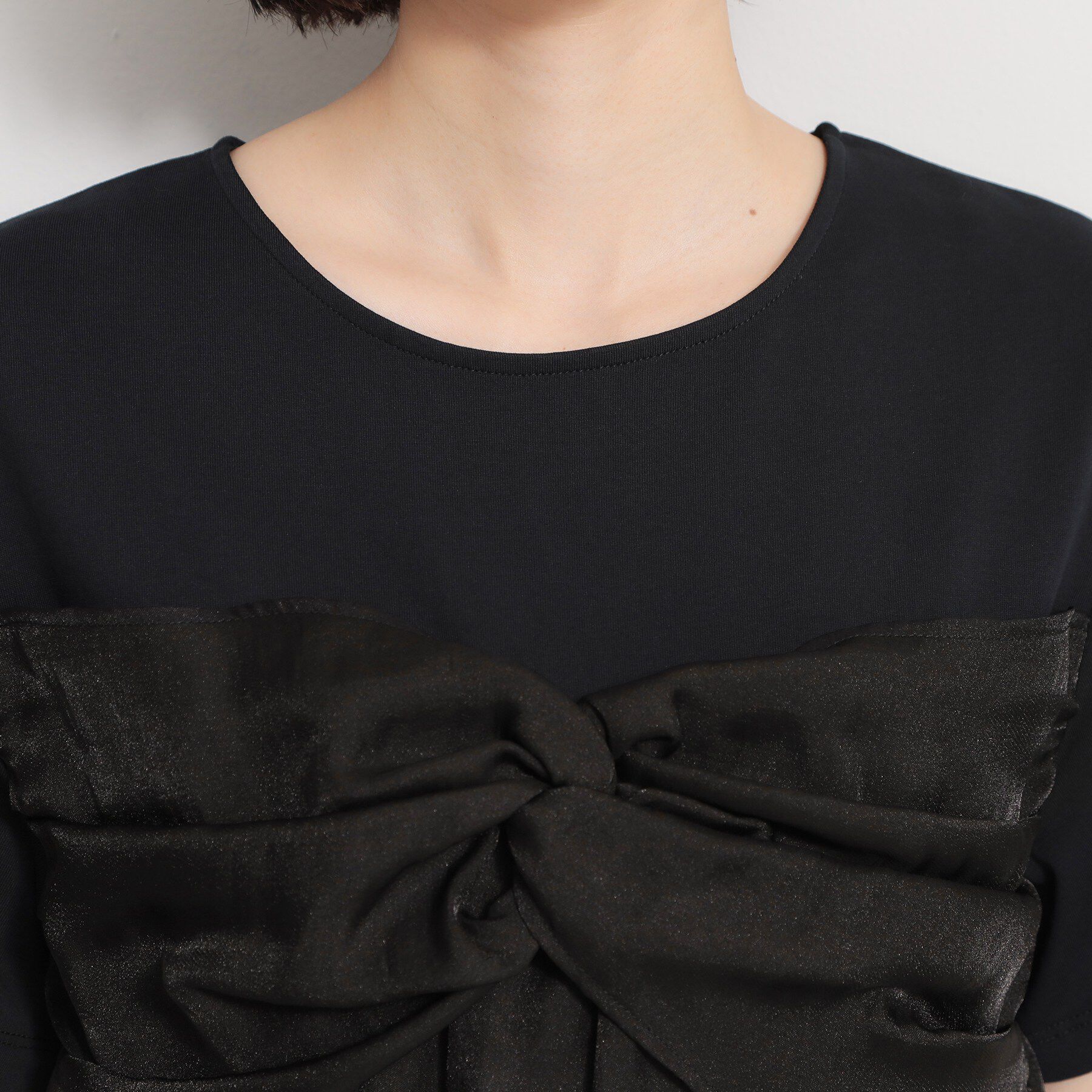 THE SHOP TK「【ひんやり／吸水速乾／UV】ビスチェ風切り替えTシャツ」|Tシャツ・カットソー|