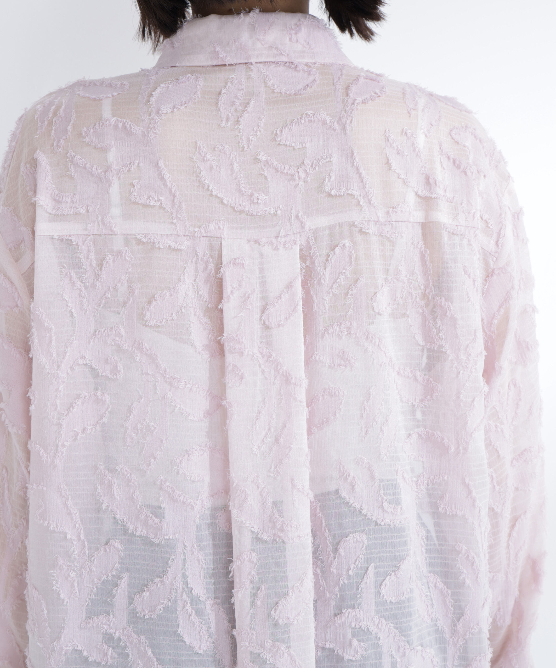  「カットジャガードシアーシャツ」|シャツ・ブラウス|