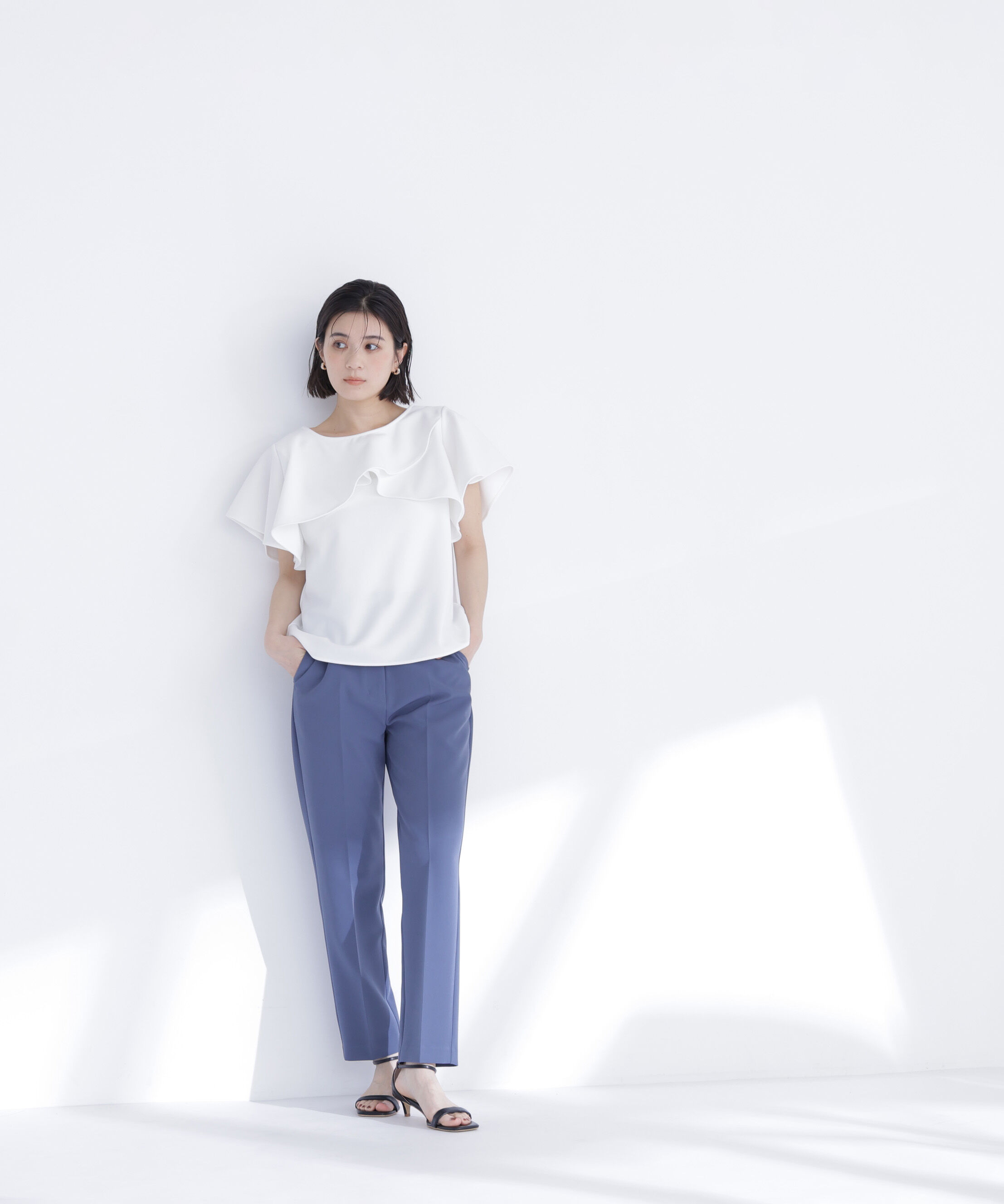  「カットジョーゼットトップス」|Tシャツ・カットソー|