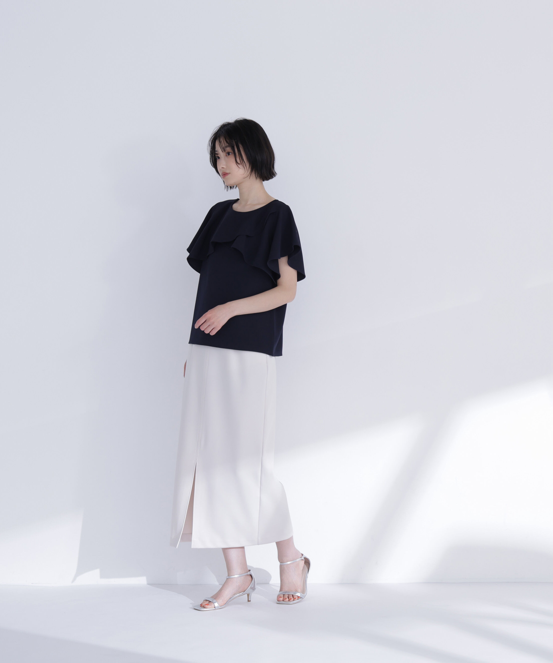  「カットジョーゼットトップス」|Tシャツ・カットソー|