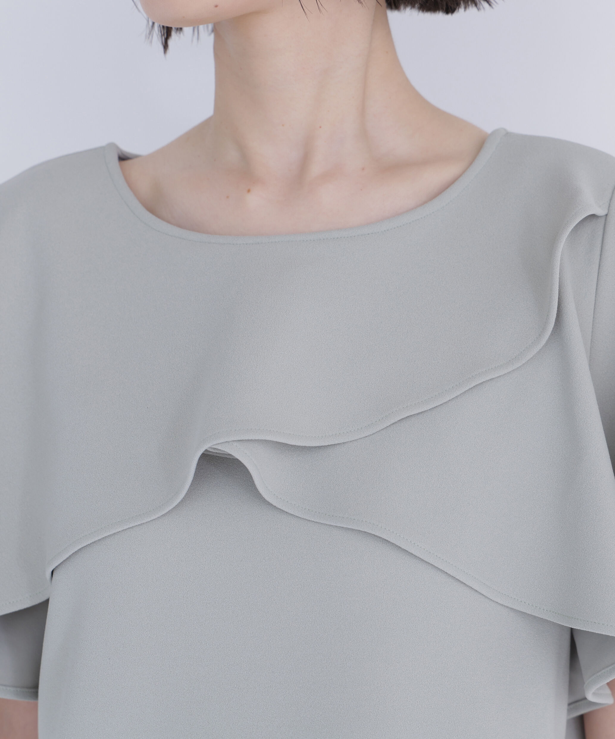  「カットジョーゼットトップス」|Tシャツ・カットソー|