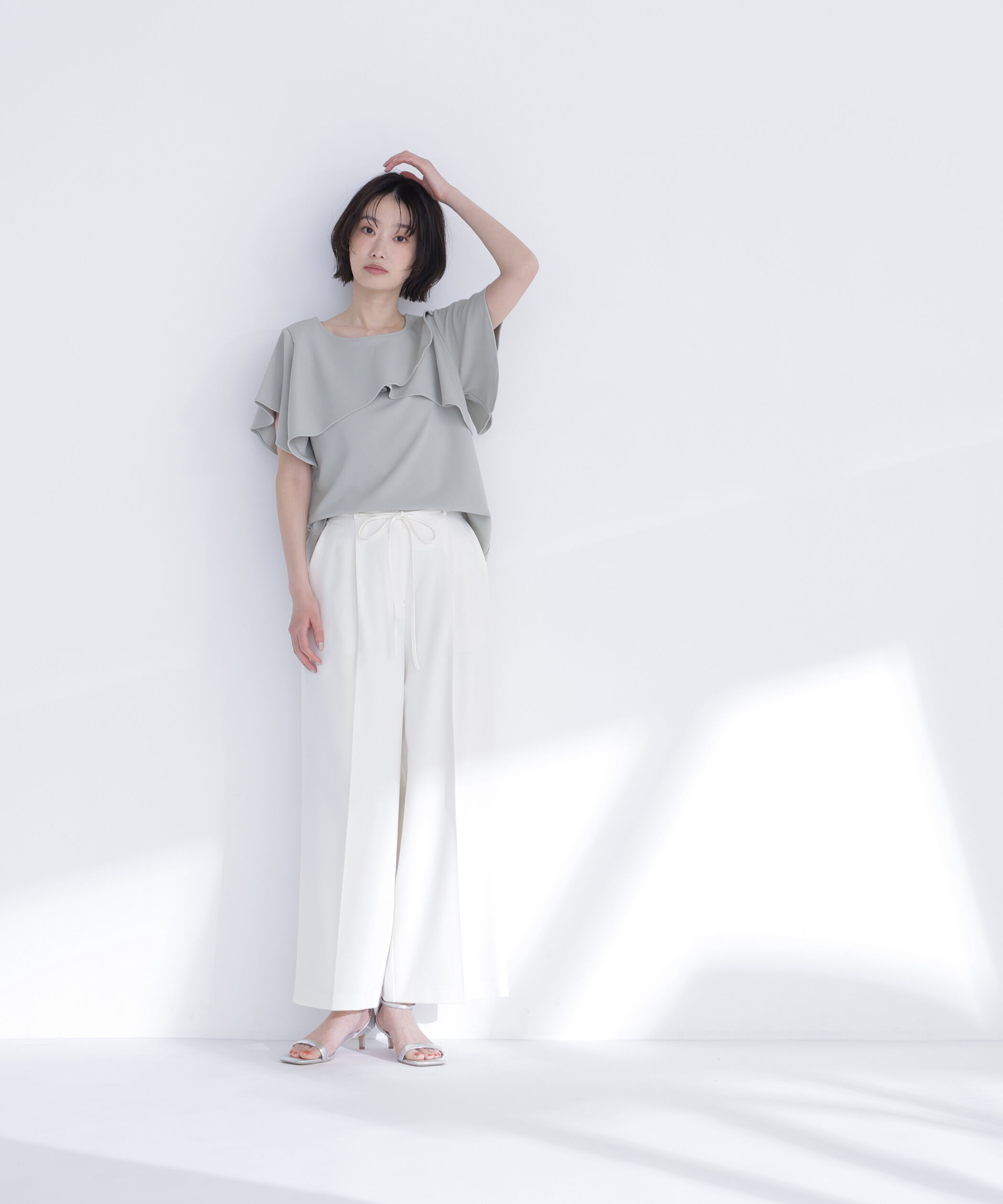  「カットジョーゼットトップス」|Tシャツ・カットソー|