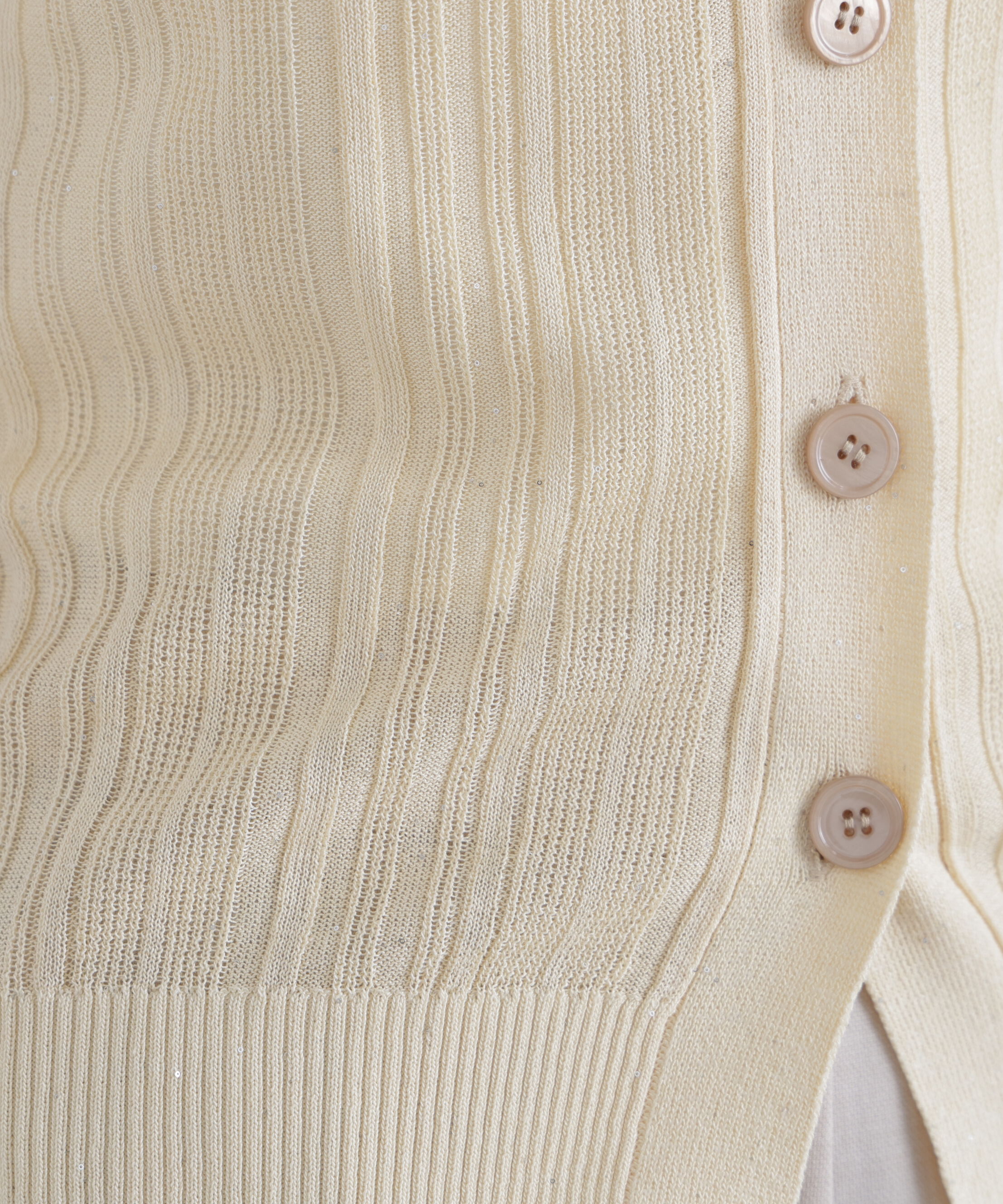  「スパンコールシアーニット」|ニット・セーター|