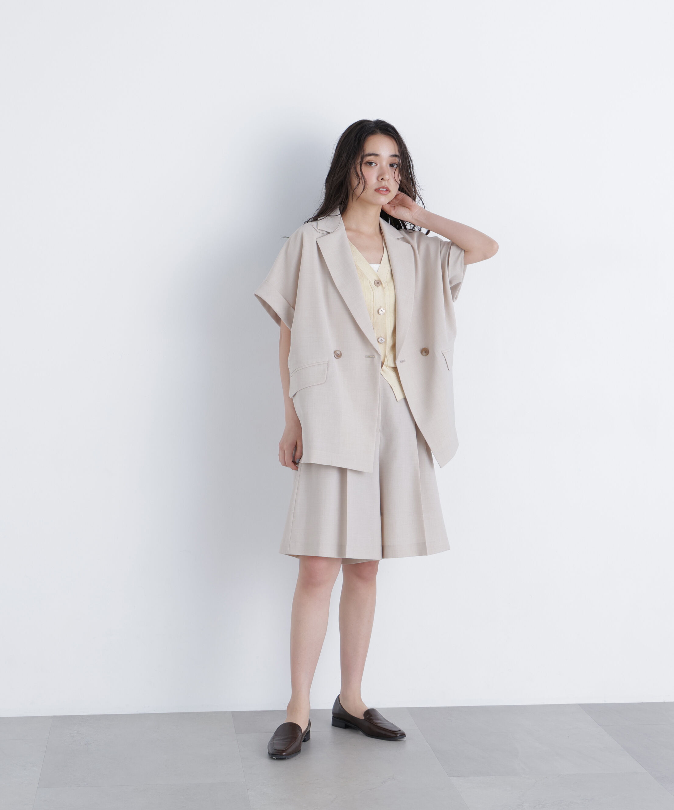  「スパンコールシアーニット」|ニット・セーター|