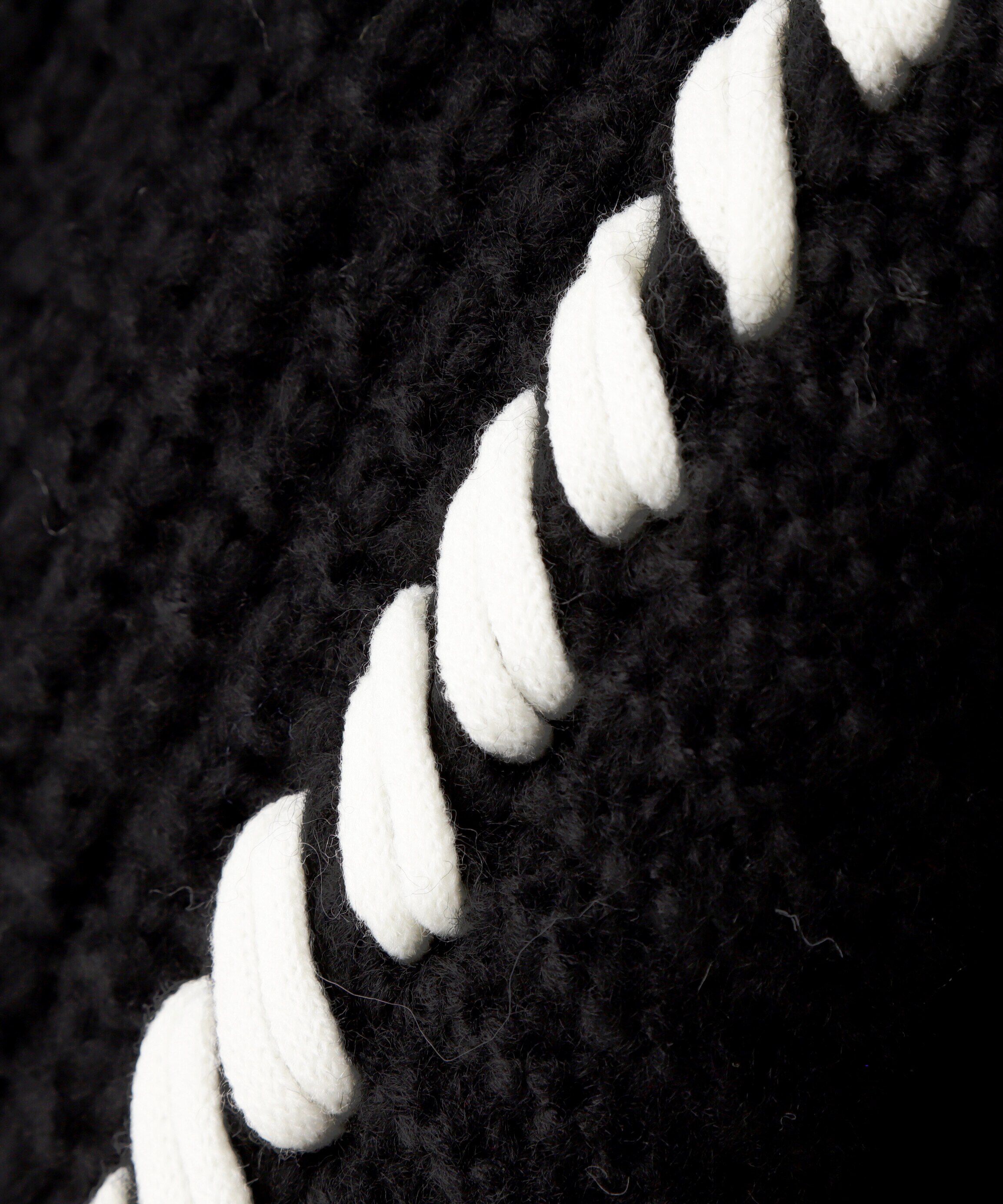  「配色ステッチニットプルオーバー」|ニット・セーター|