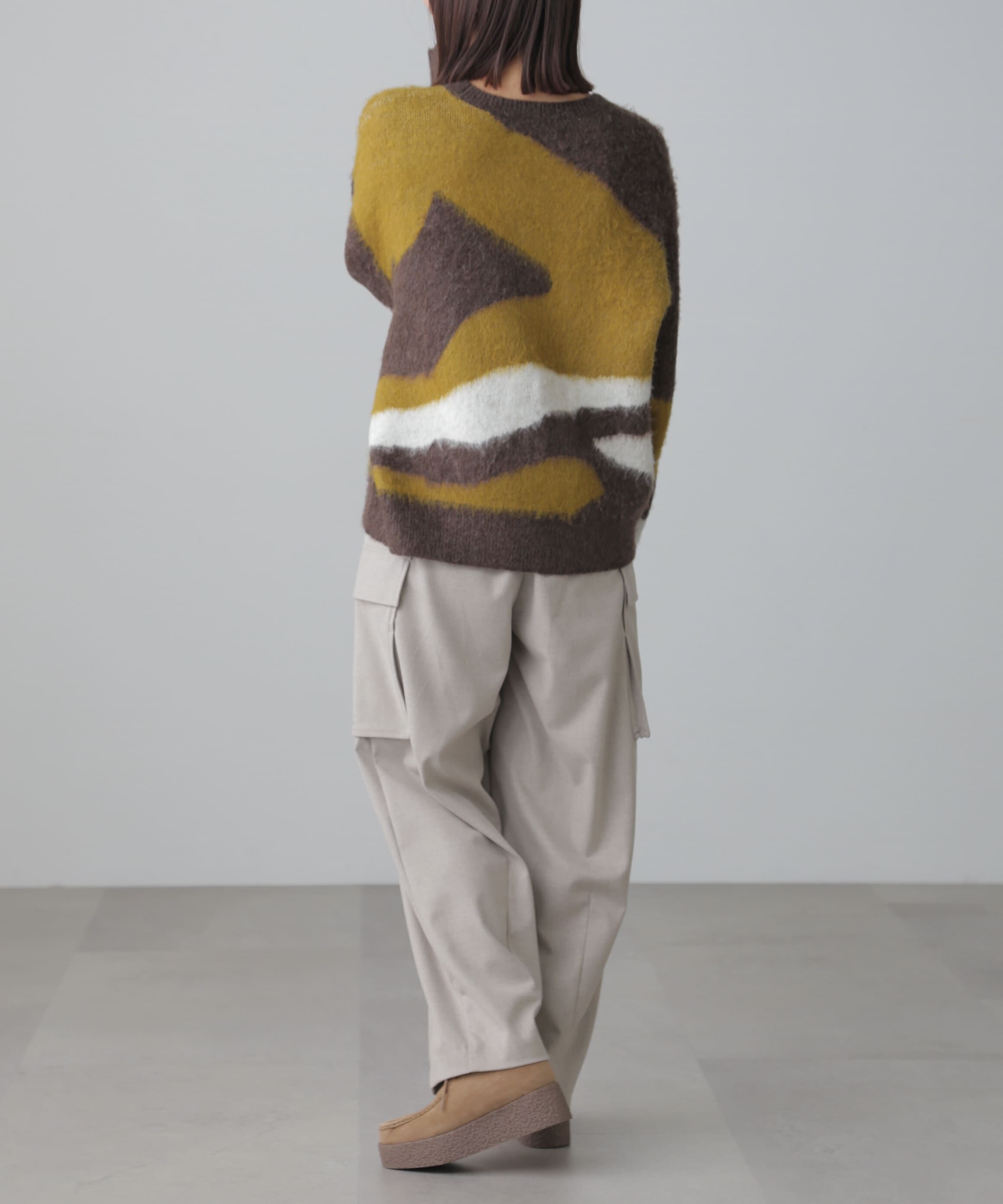  「ウールライクカーゴワイドパンツ」|その他|