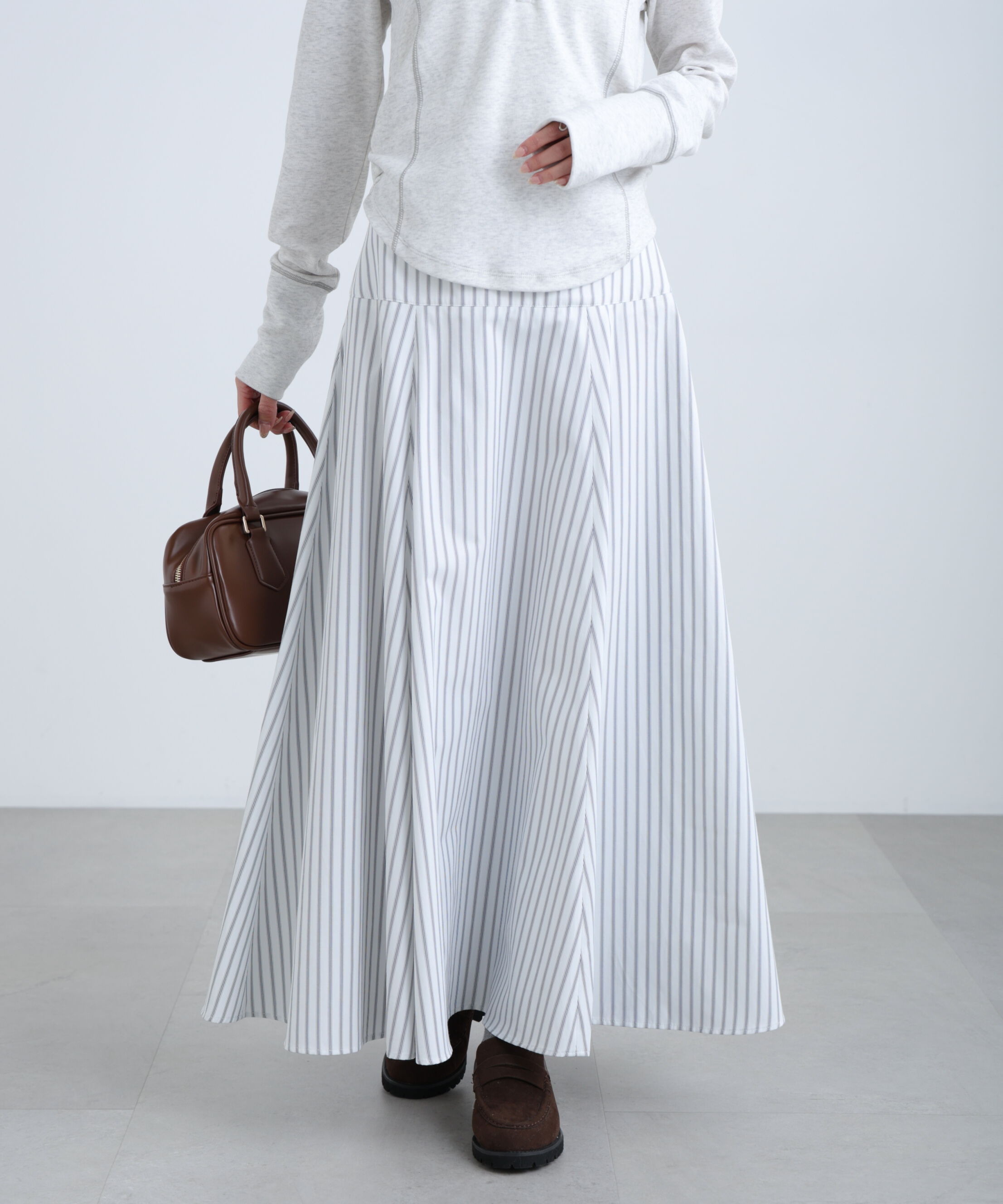  「パネルフレアスカート」|スカート|