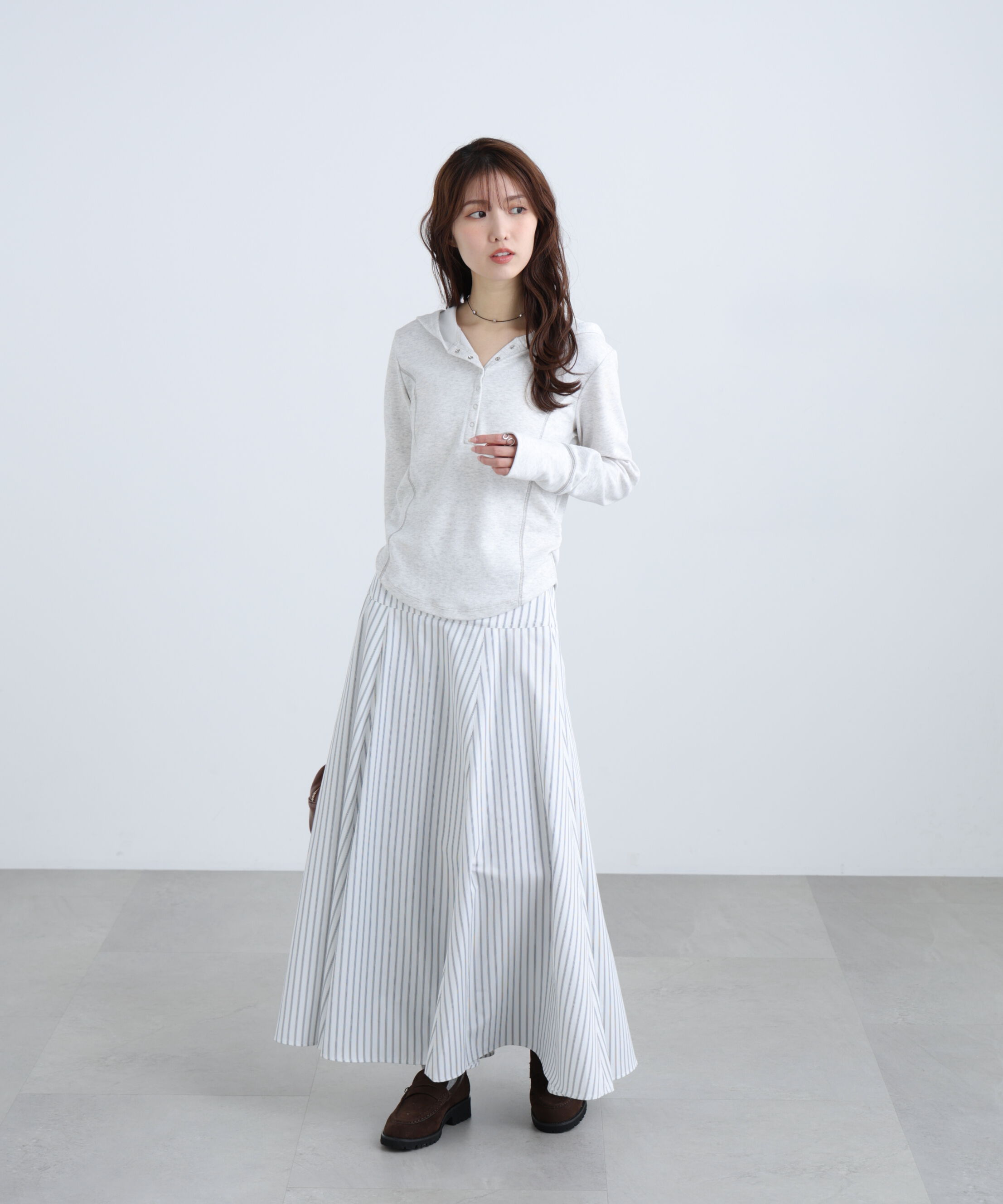  「パネルフレアスカート」|スカート|