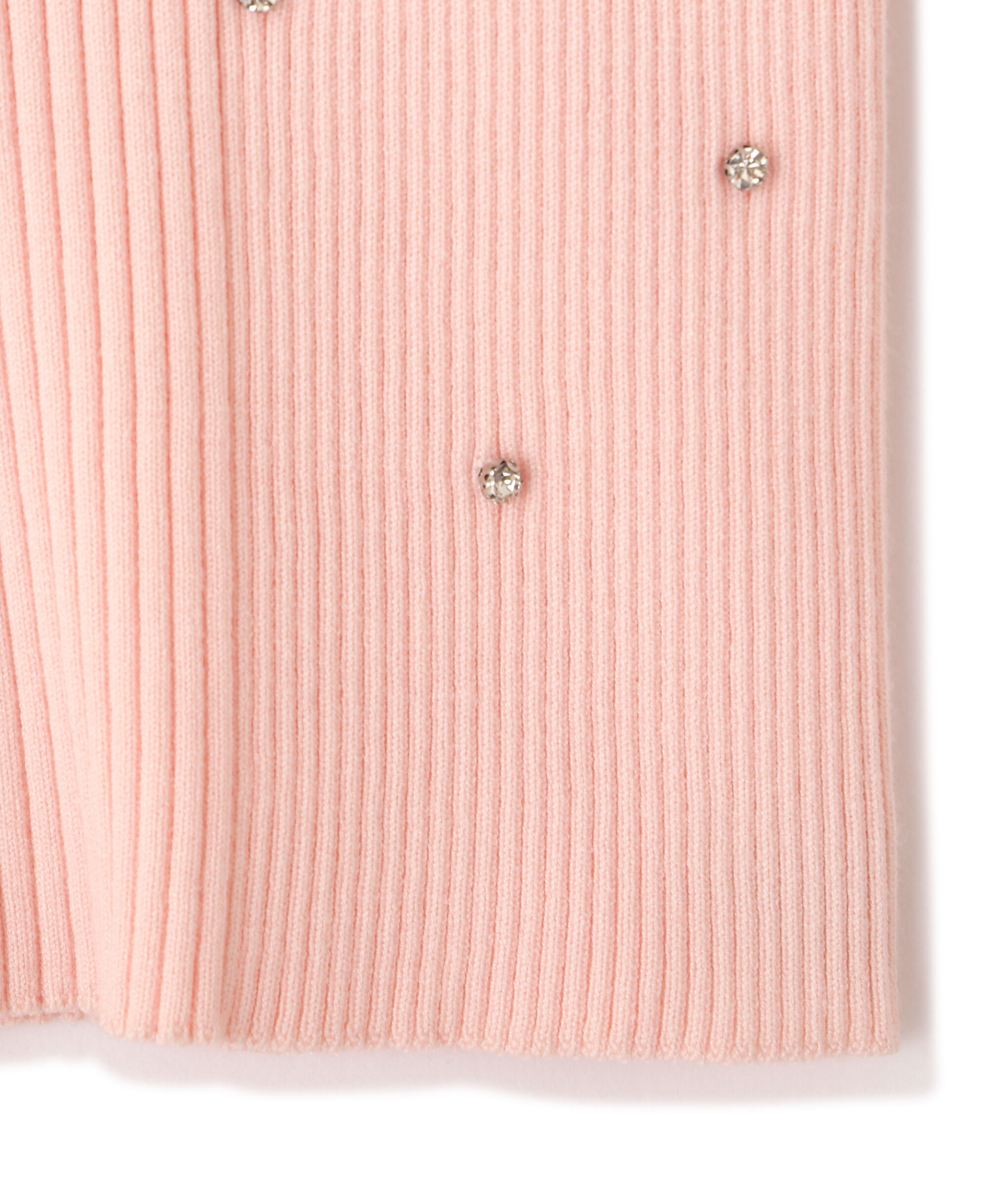  「ビジューコンパクトロゴニット」|ニット・セーター|