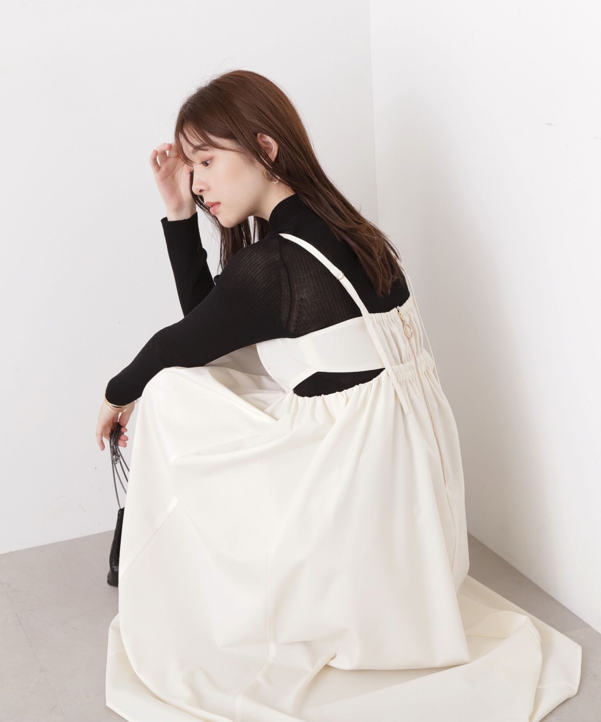 PROPORTION BODY DRESSING「サイドオープンキャミワンピース」|ワンピース|