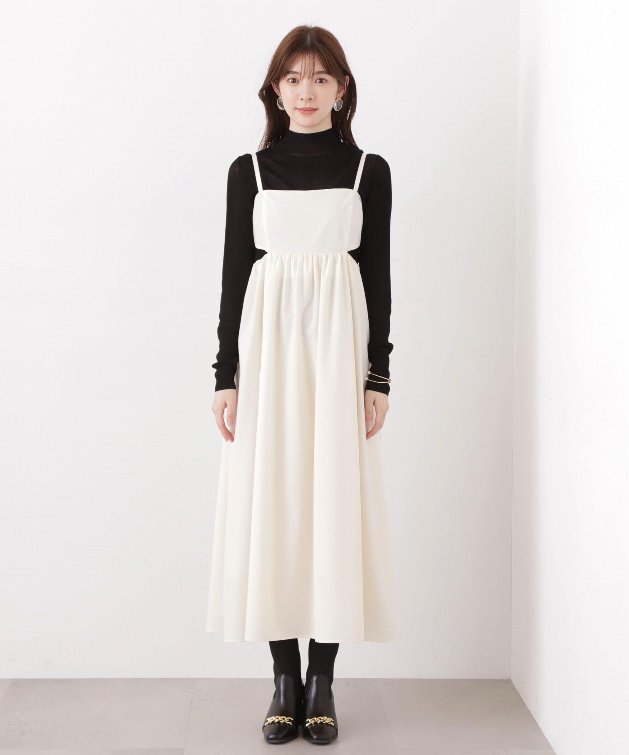 PROPORTION BODY DRESSING「サイドオープンキャミワンピース」|ワンピース|