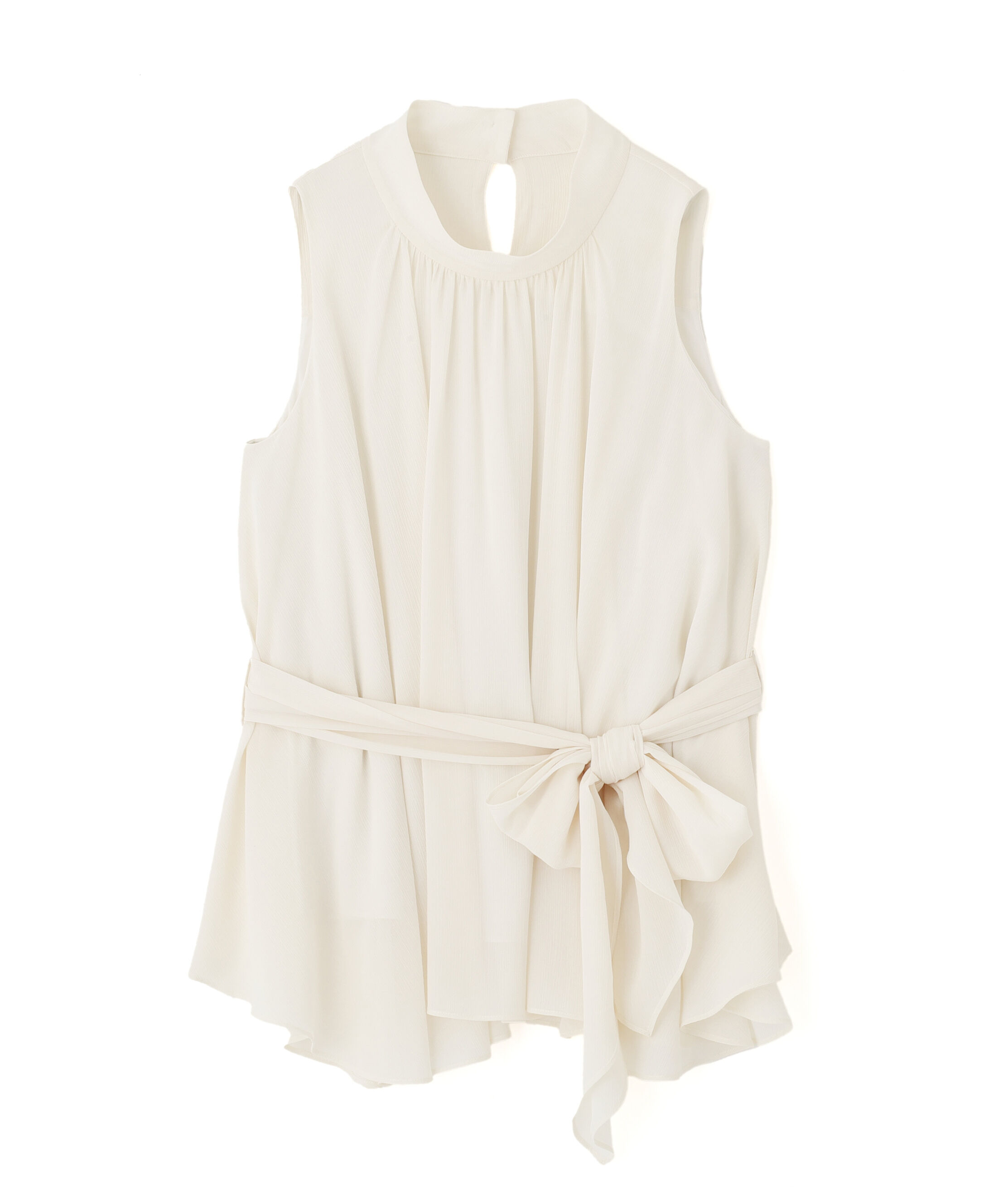 PROPORTION BODY DRESSING「ベルト付楊柳ブラウス」|シャツ・ブラウス|