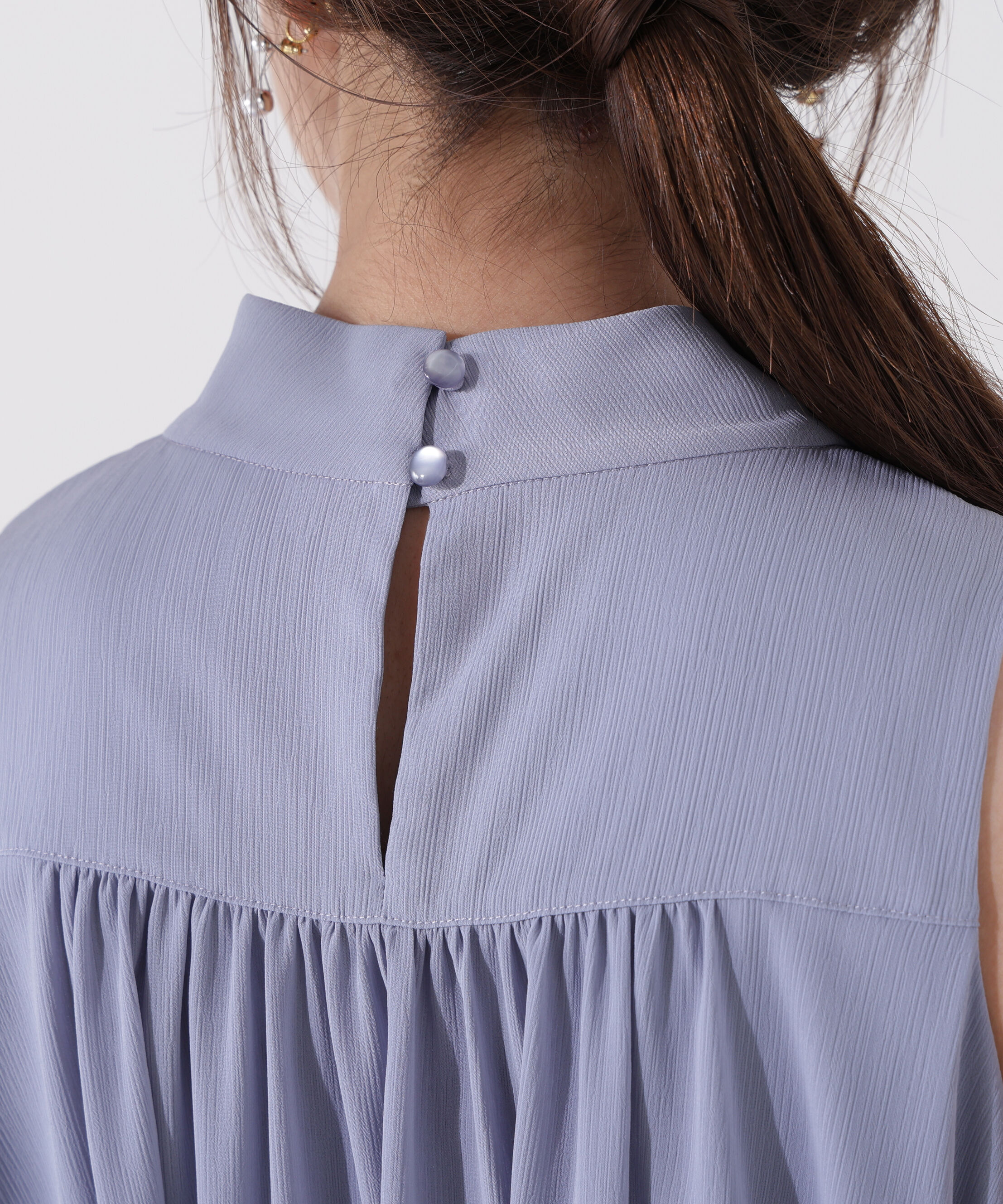 PROPORTION BODY DRESSING「ベルト付楊柳ブラウス」|シャツ・ブラウス|