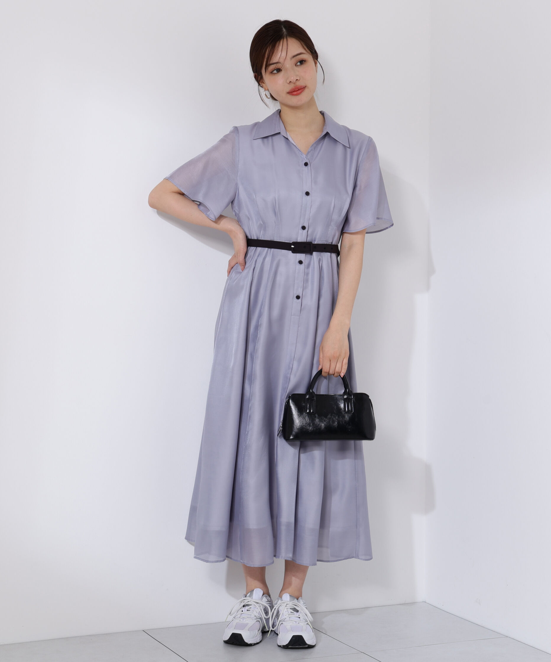 PROPORTION BODY DRESSING「配色シャツワンピース」|ワンピース|