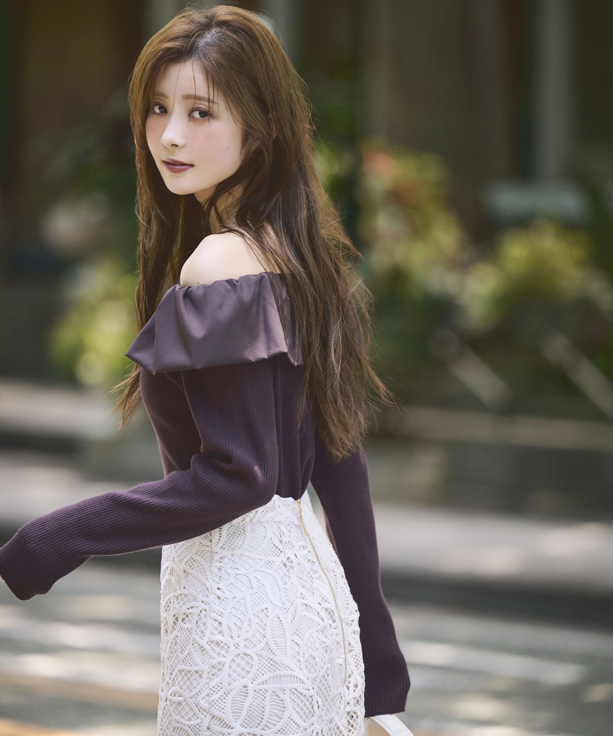 PROPORTION BODY DRESSING「ケミカルレースマーメイドスカート 25AW」|スカート|