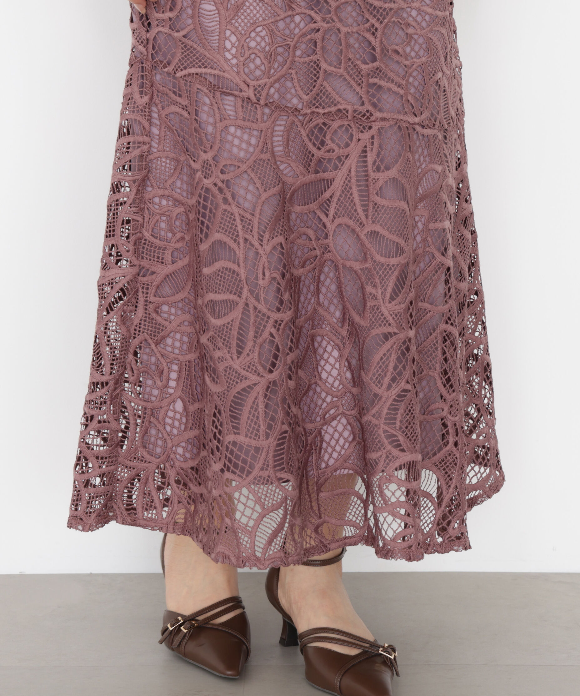 PROPORTION BODY DRESSING「ケミカルレースマーメイドスカート 25AW」|スカート|