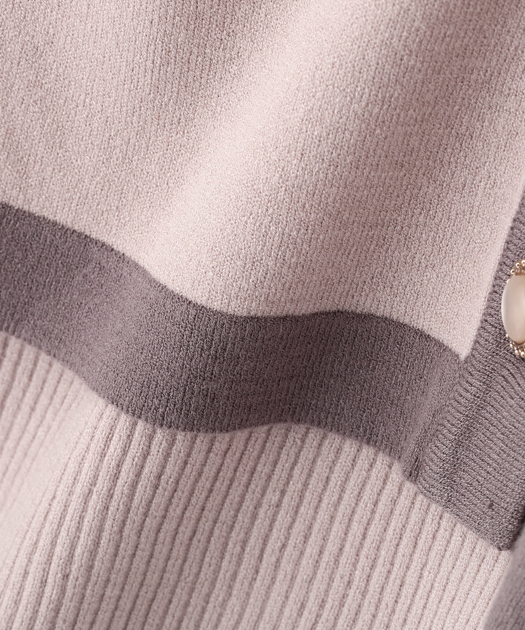 PROPORTION BODY DRESSING「＜ハンドウォッシャブル＞ニュアンス釦ニットアンサンブル 25AW」|ニット・セーター|