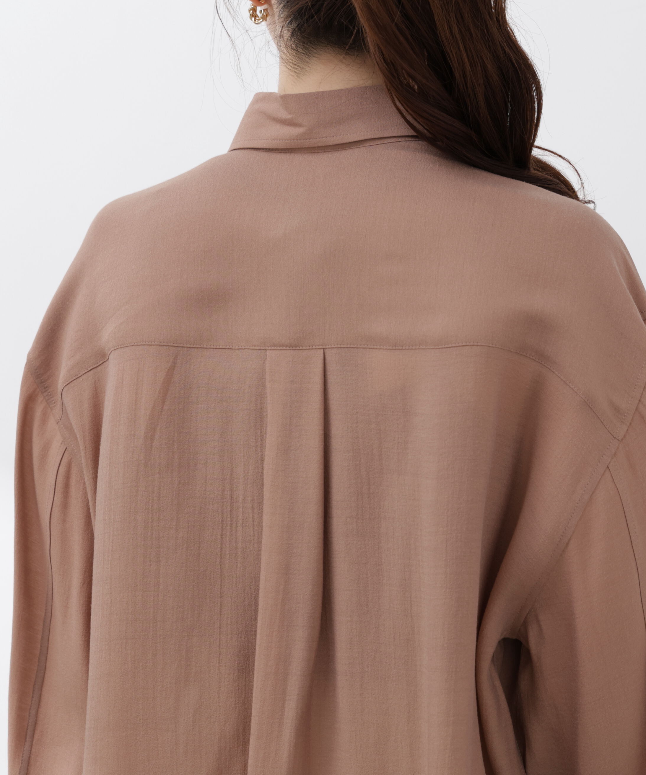 PROPORTION BODY DRESSING「短丈シアーシャツ 26SS」|シャツ・ブラウス|