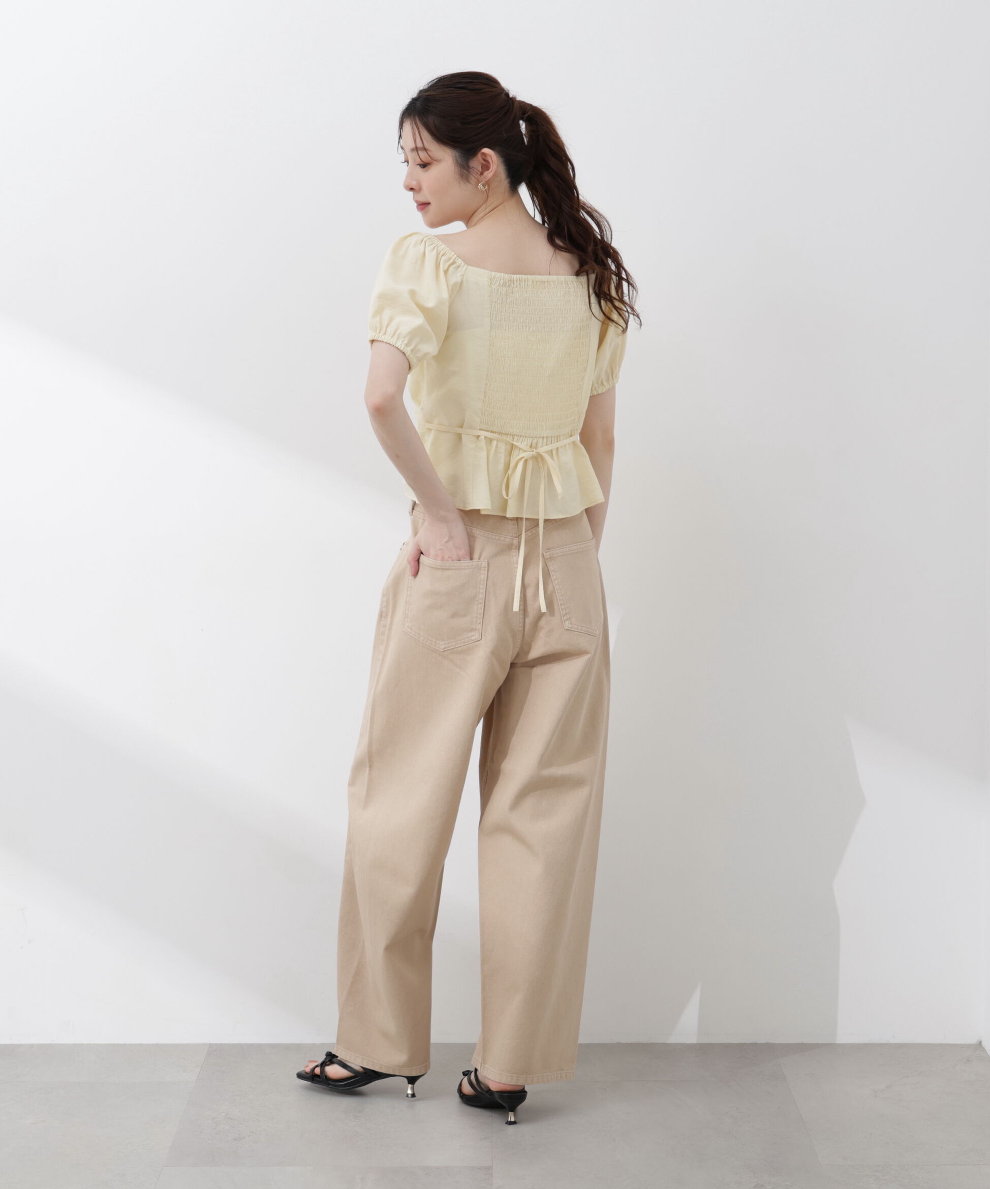 PROPORTION BODY DRESSING「〈a/mie〉ワイドバレルパンツ 26SS」|その他|