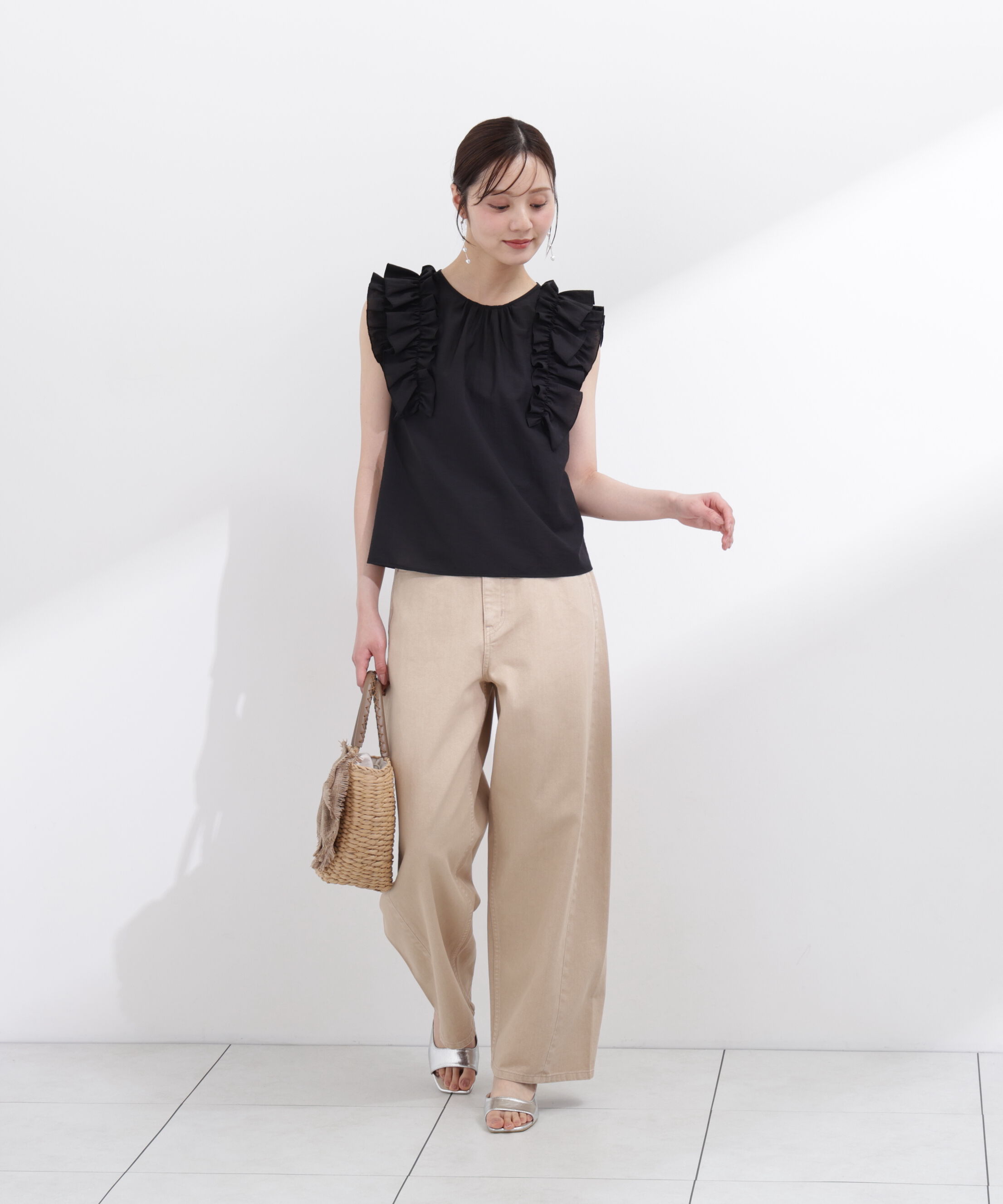 PROPORTION BODY DRESSING「〈a/mie〉ワイドバレルパンツ 26SS」|その他|