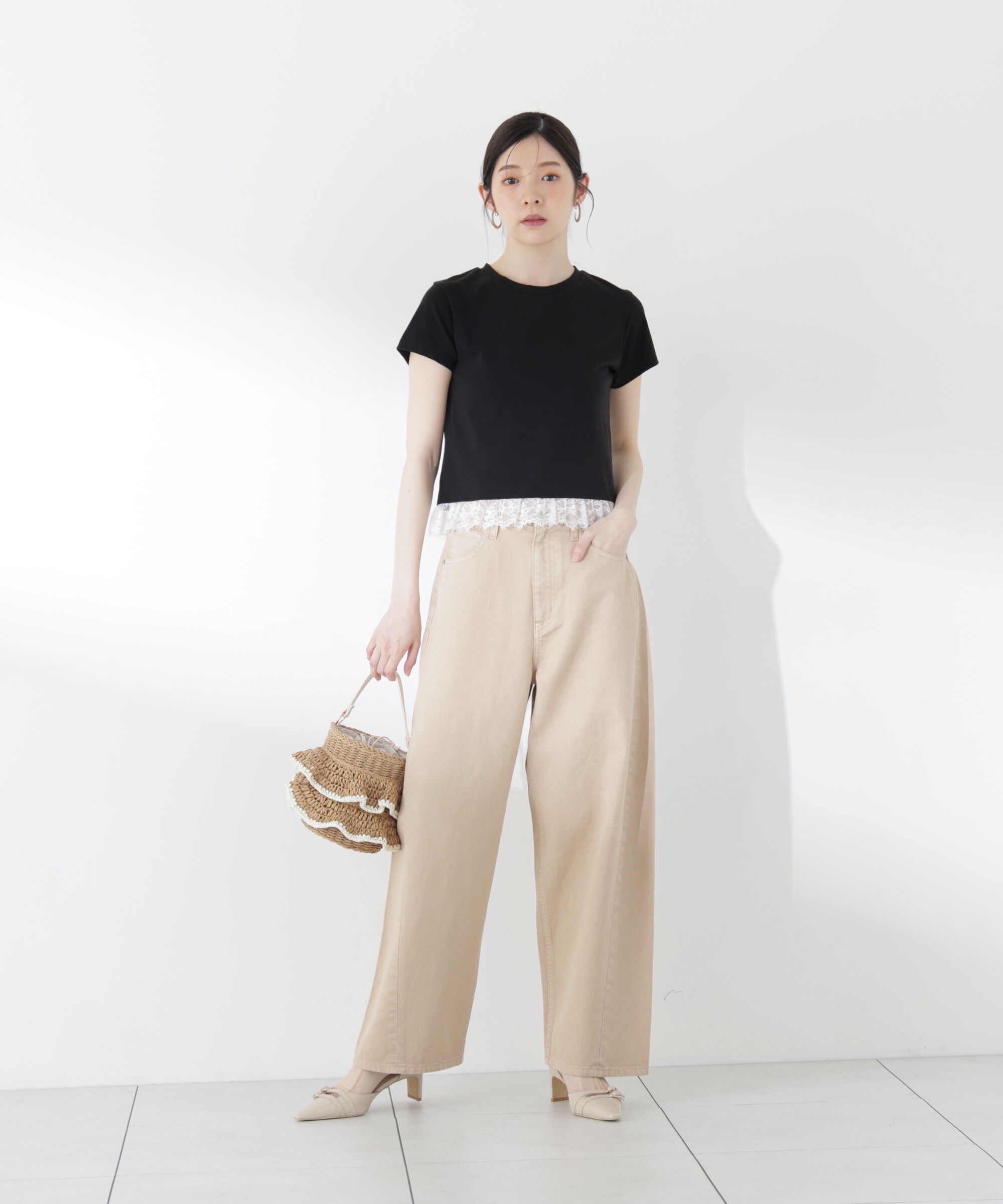 PROPORTION BODY DRESSING「〈a/mie〉ワイドバレルパンツ 26SS」|その他|