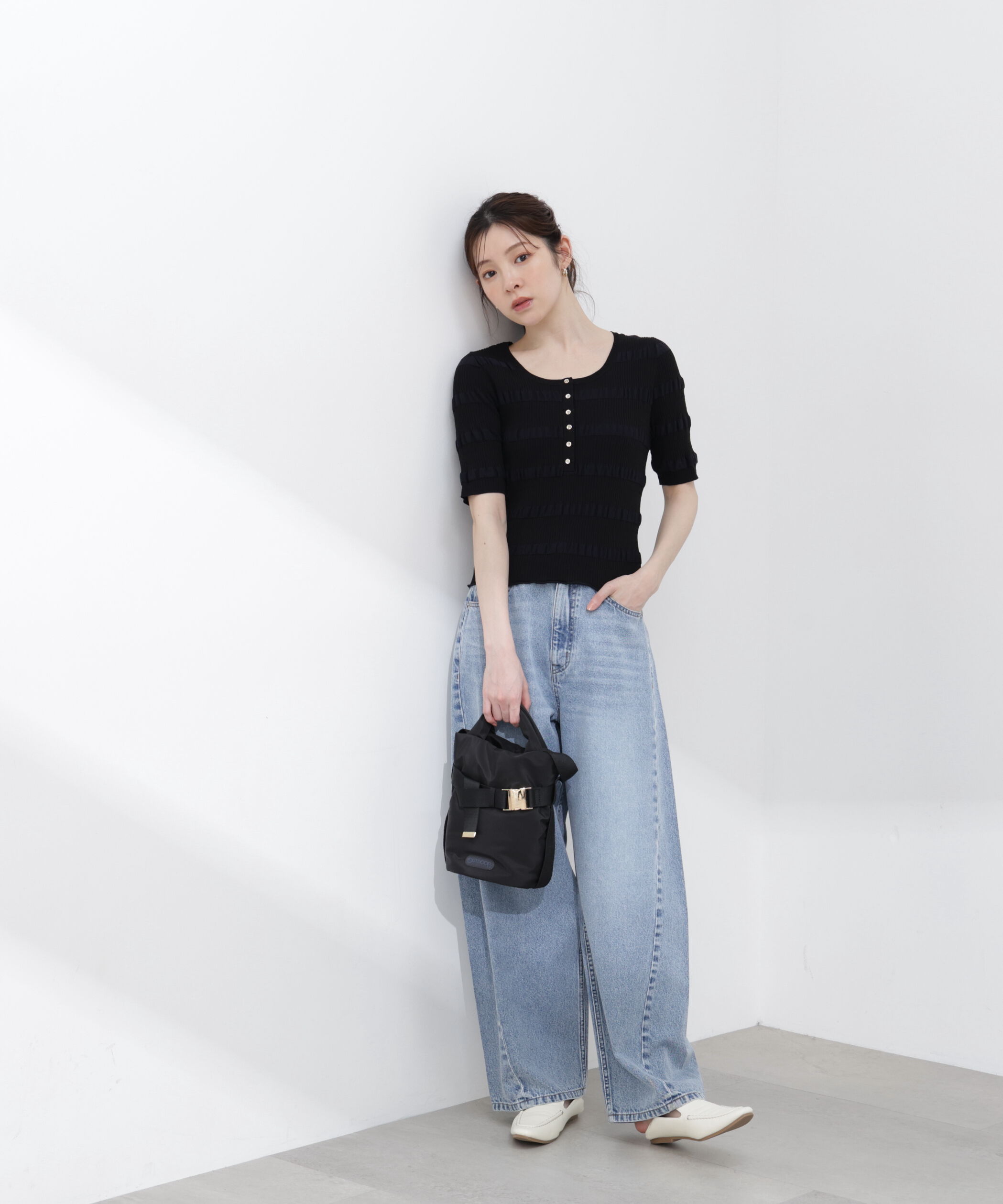 PROPORTION BODY DRESSING「〈a/mie〉ワイドバレルパンツ 26SS」|その他|