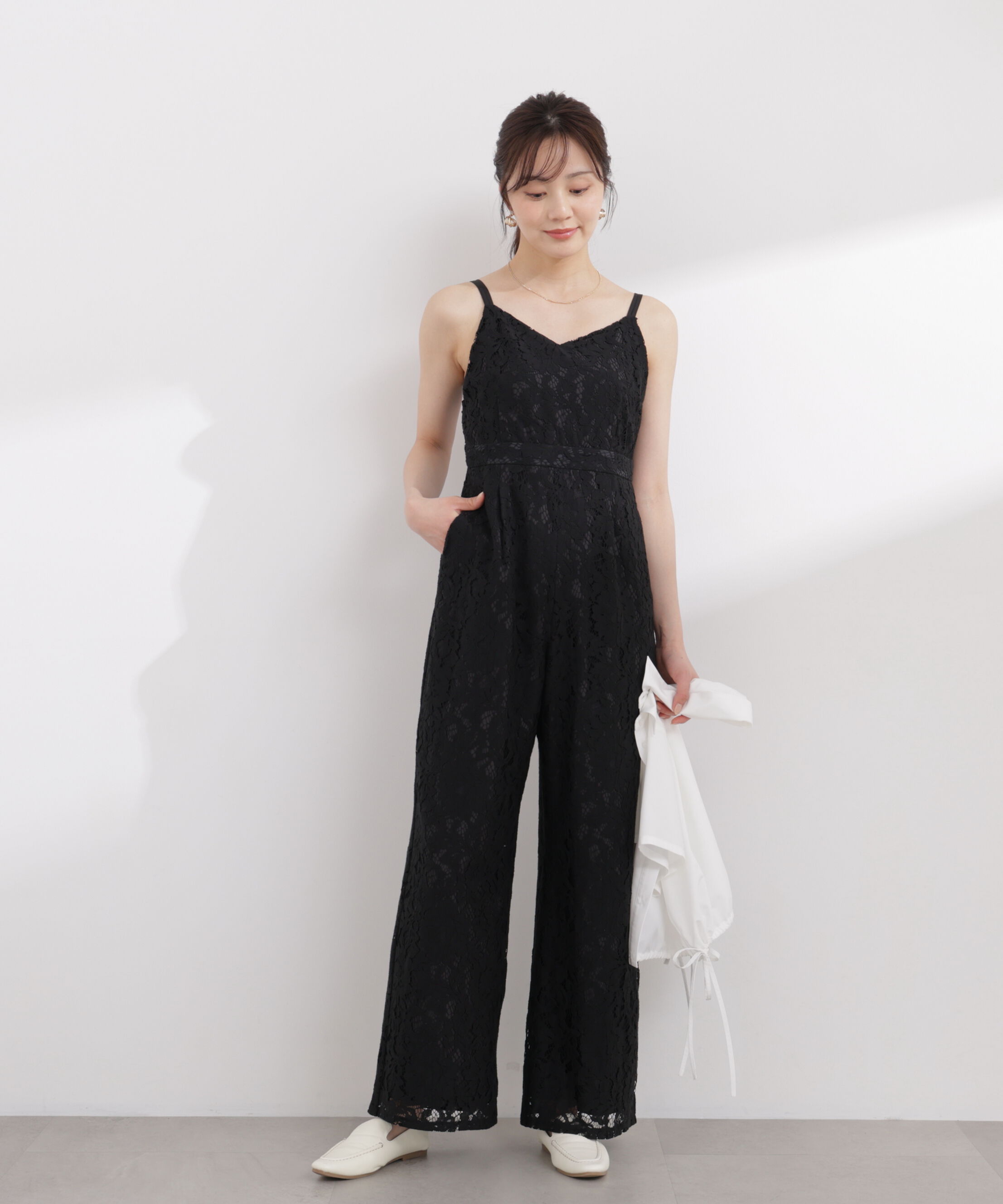 PROPORTION BODY DRESSING「〈EDIT COLOGNE〉レースオールインワン 26SS」|ワンピース|