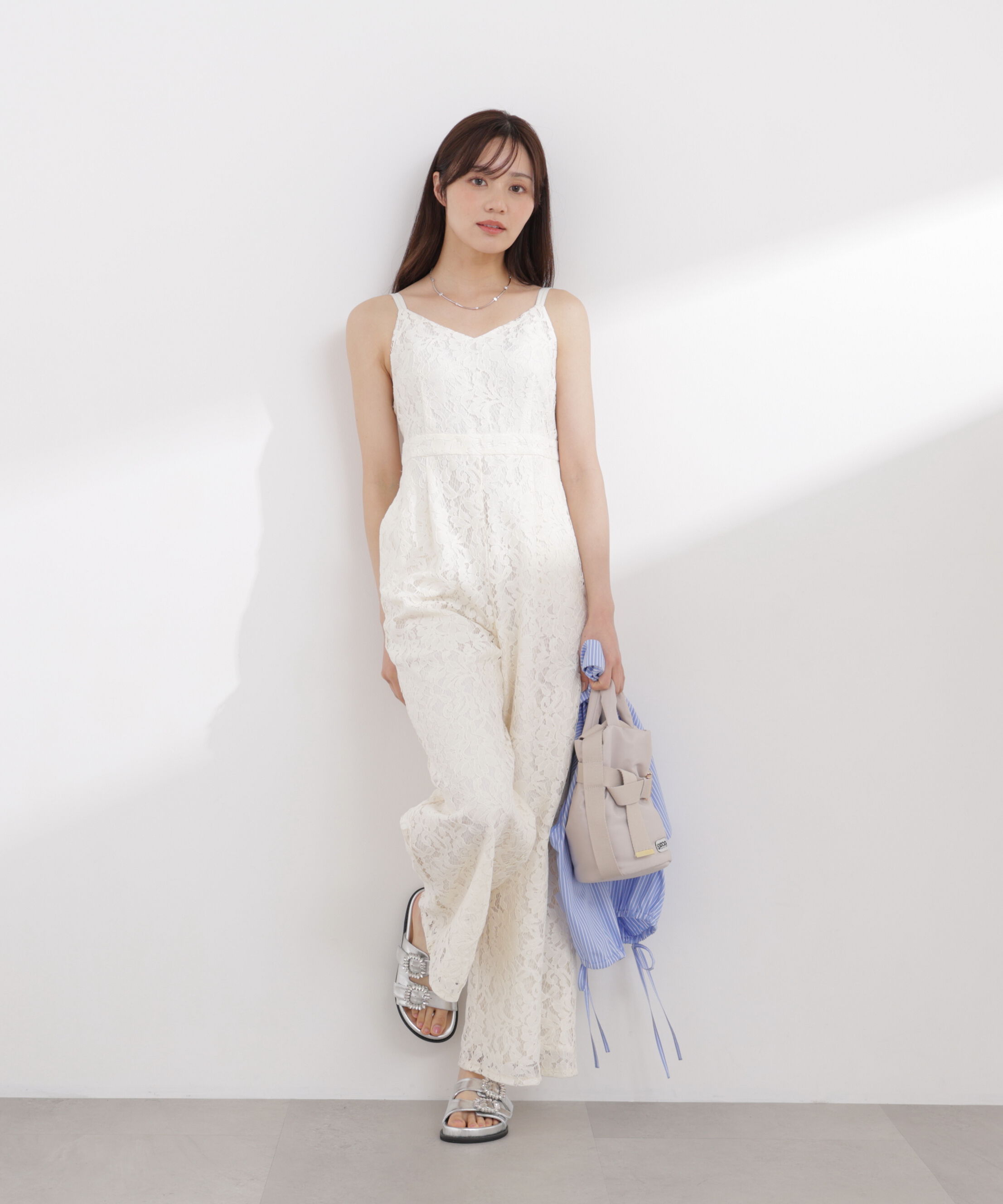 PROPORTION BODY DRESSING「〈EDIT COLOGNE〉レースオールインワン 26SS」|ワンピース|