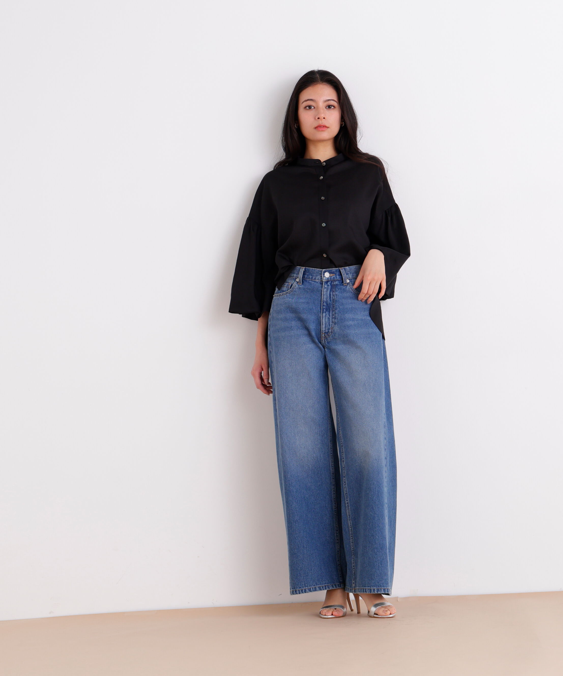  「［美香さん着用］ギャザーバルーンスリーブブラウス」|シャツ・ブラウス|