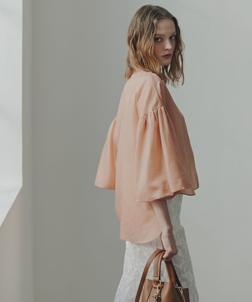  「［美香さん着用］ギャザーバルーンスリーブブラウス」|シャツ・ブラウス|